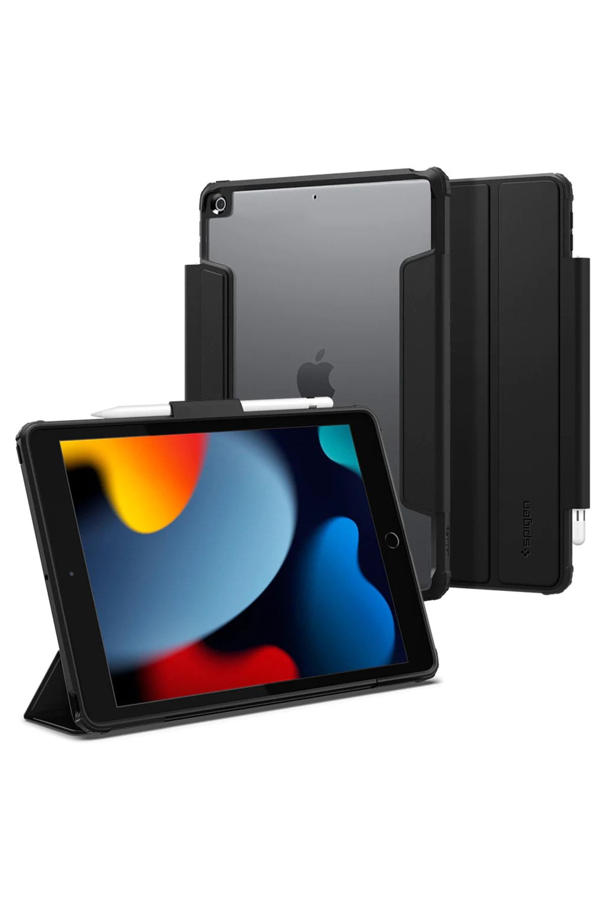 Spigen iPad 10.2" 9.Nesil (2021) / 8.Nesil (2020) / 7.Nesil (2019) Kılıf  Pro Black - ACS03906