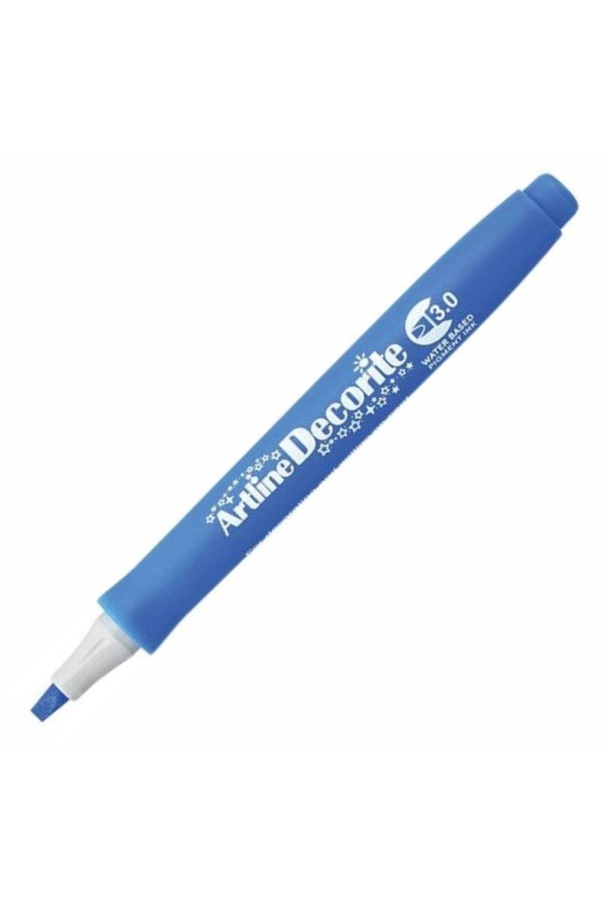 Genel Markalar Artline Decorite Marker Kalem Düz Kesik Uç 3.0 Blue