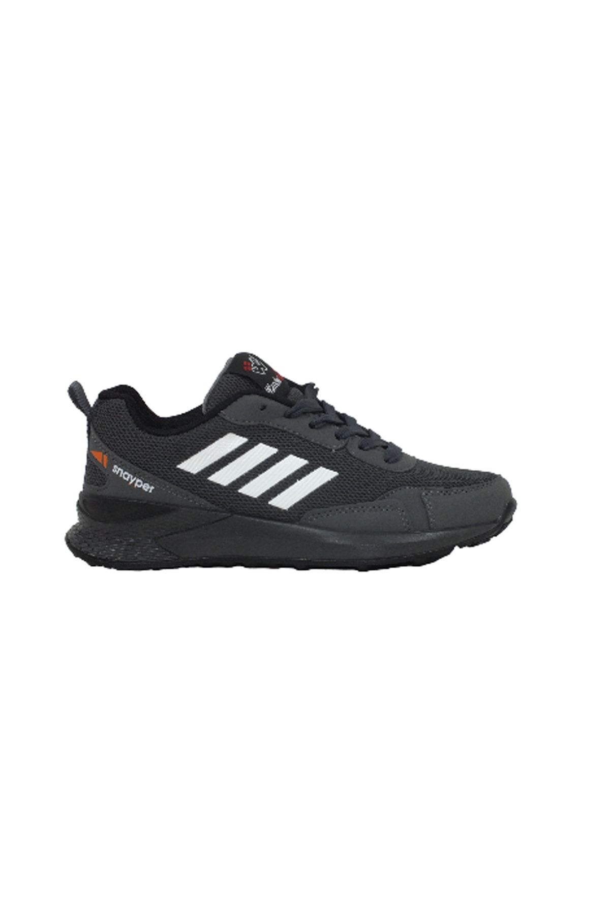 Afilli Füme Siyah Beyaz Erkek Kalın Günlük Büyük Ayak 46 47 48 Spor Sneaker Yürüyüş Antrenm Ayakkabı