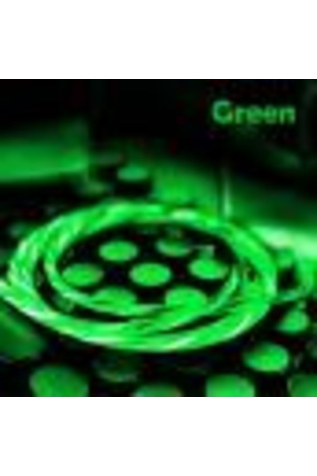 Elmas Type C Full Işıklı Hareketli Manyetik Mıknatıslı Şarj Aleti Sarj Kablosu Yeşil Işıklı