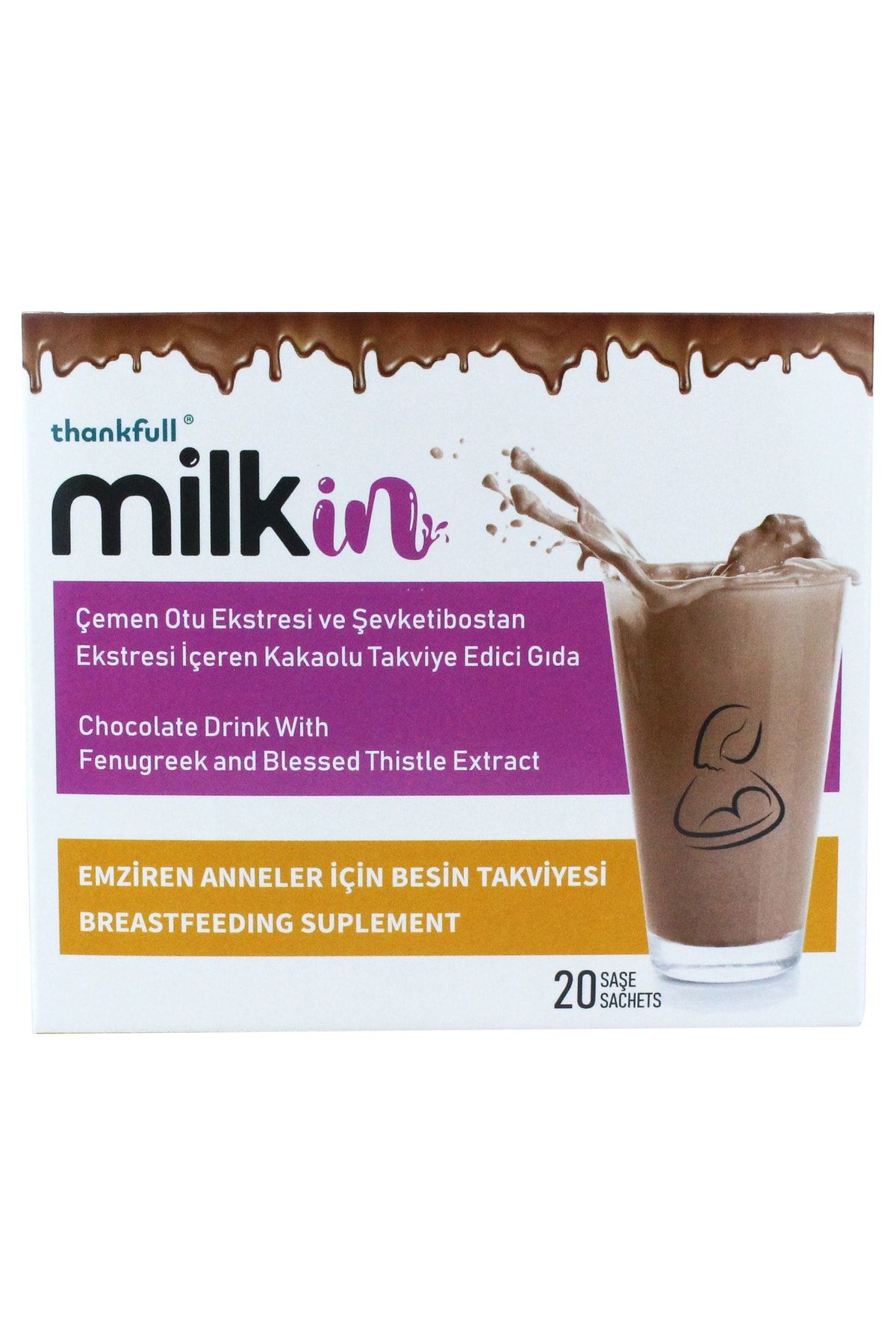 milkin Çikolatalı Toz Içecek - Anne Sütü Arttırıcı Gıda Takviyesi