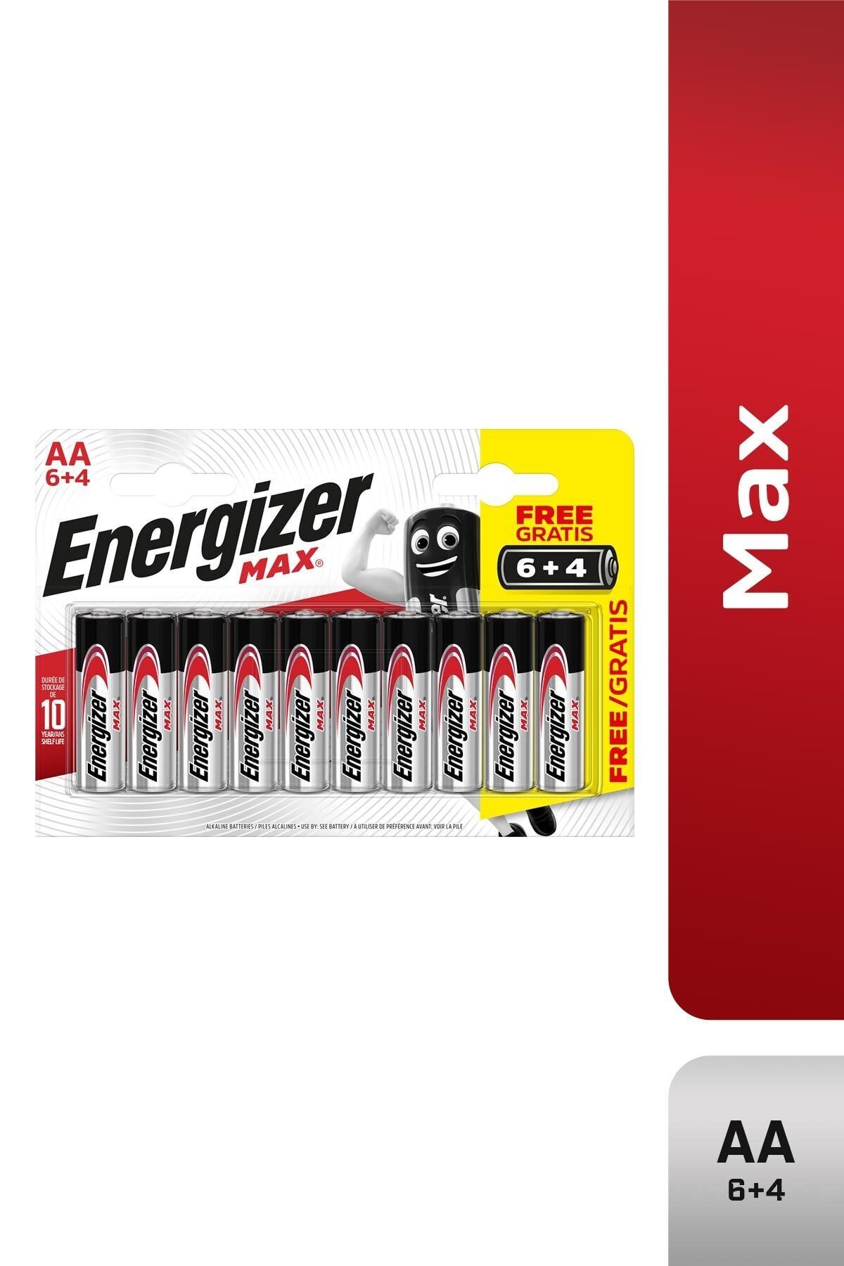 Energizer Max Aa Kalem Pil 6+4