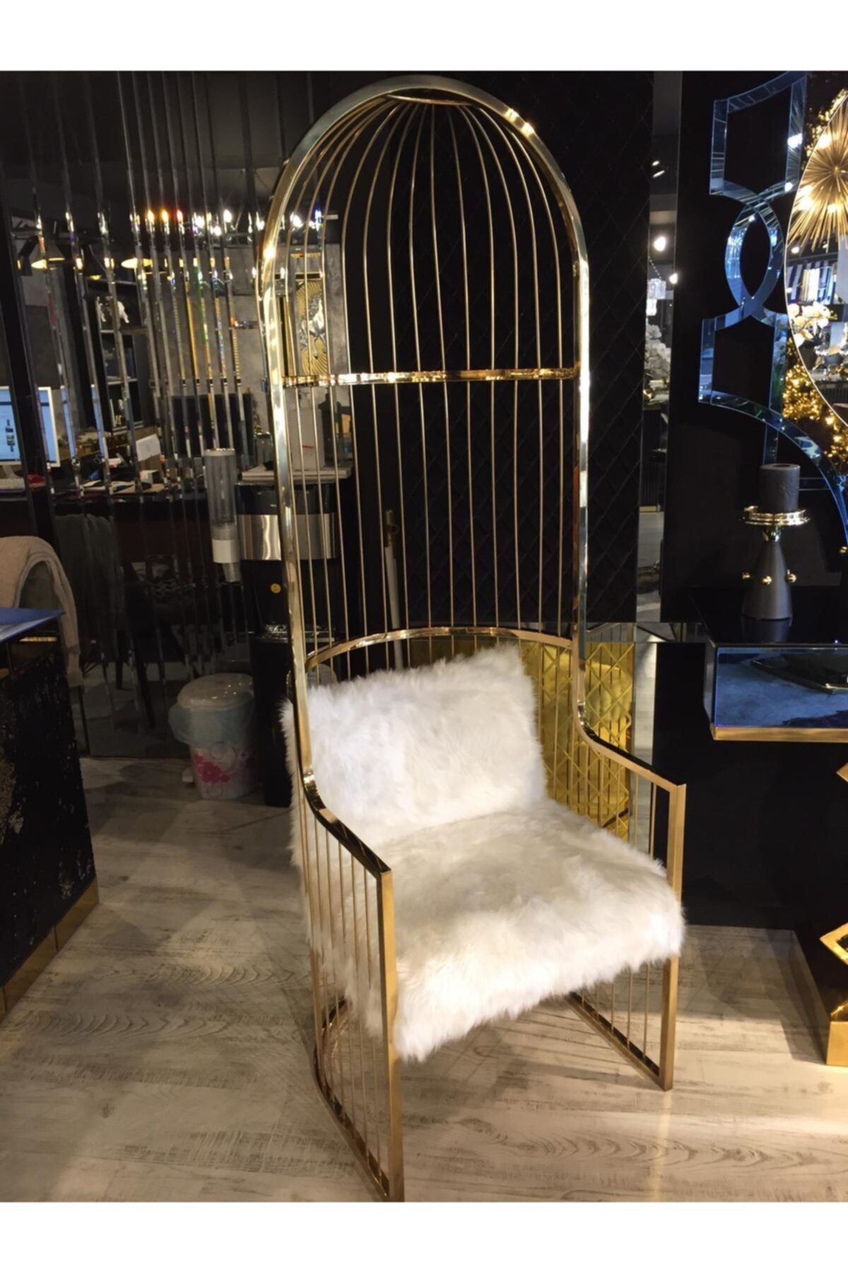 neptun luxury Gold Kafes Berjer
