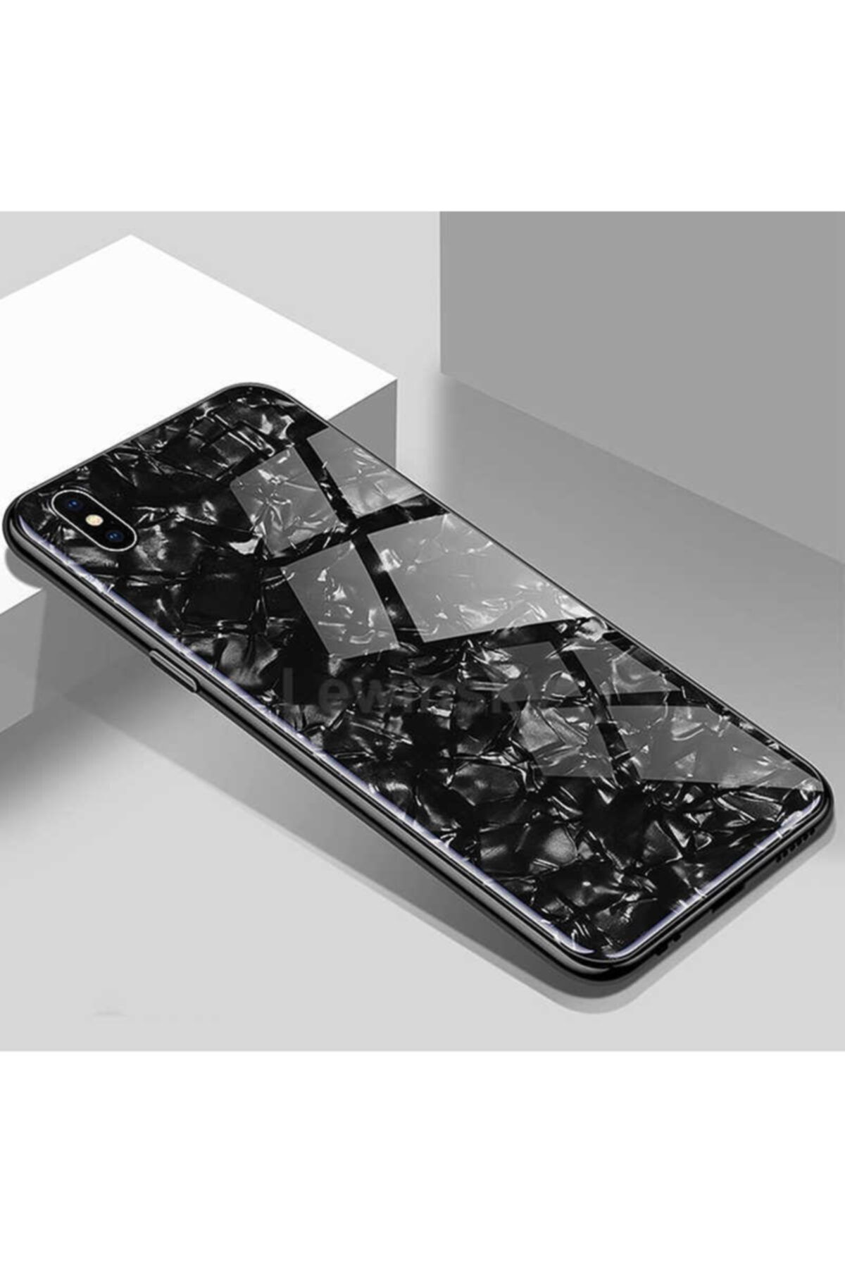Dijimedia Apple Iphone Xs Max 6.5 Kılıf Marbel Cam Silikon