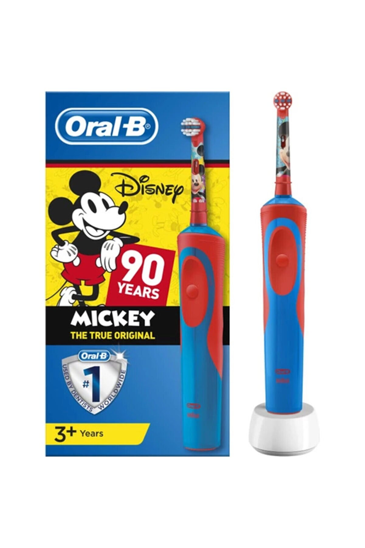 Oral-B Mickey Mouse Şarj Edilebilir Diş Fırçası 3+ Yaş ve 2'li Yedek Başlık