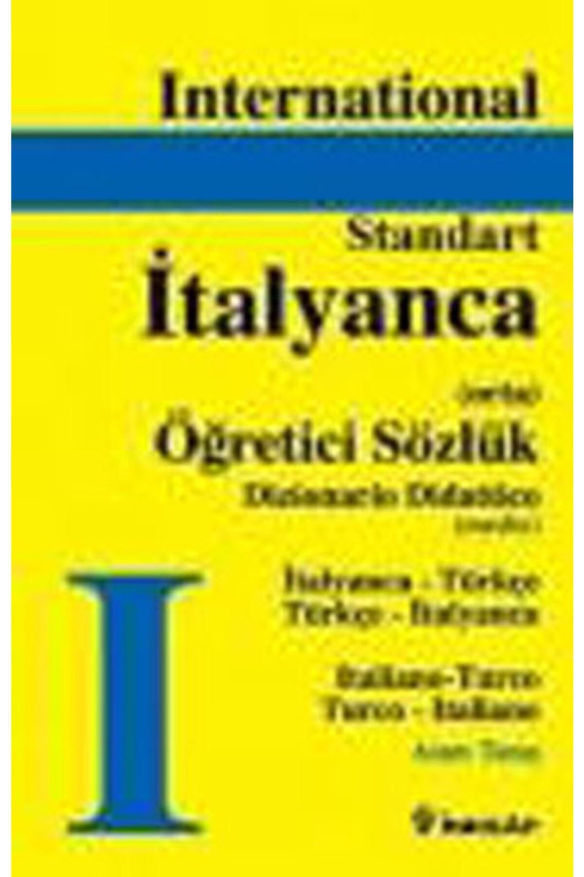 İnkılap Kitabevi Standart Italyanca Öğretici Sözlük