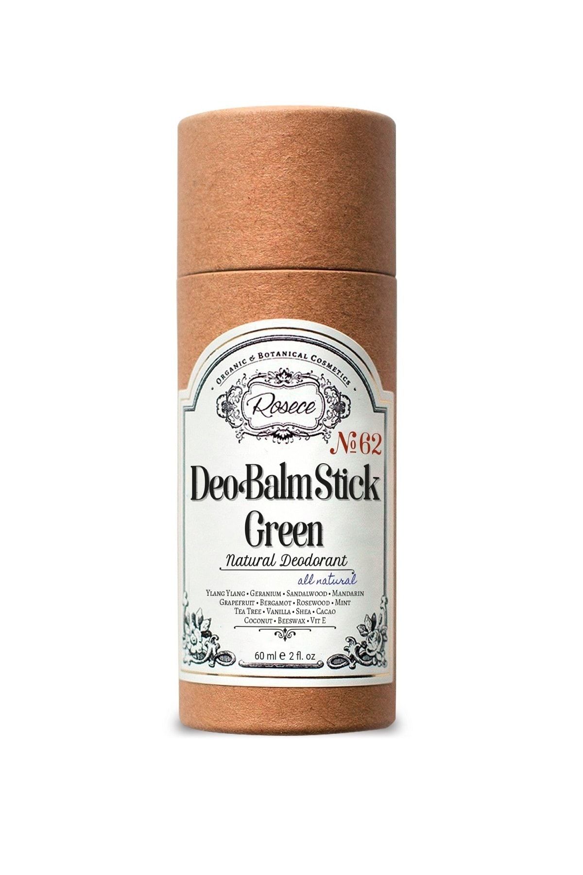 Rosece Doğal Deodorant / Deo Balm Stick Green