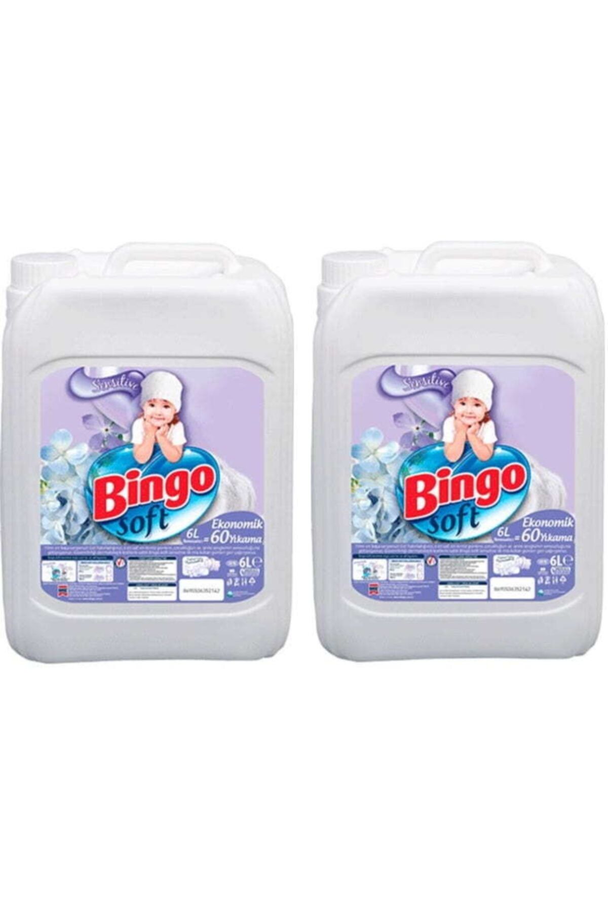 Bingo Soft Yumuşatıcı Sensitive 5 Lt X 2 Adet