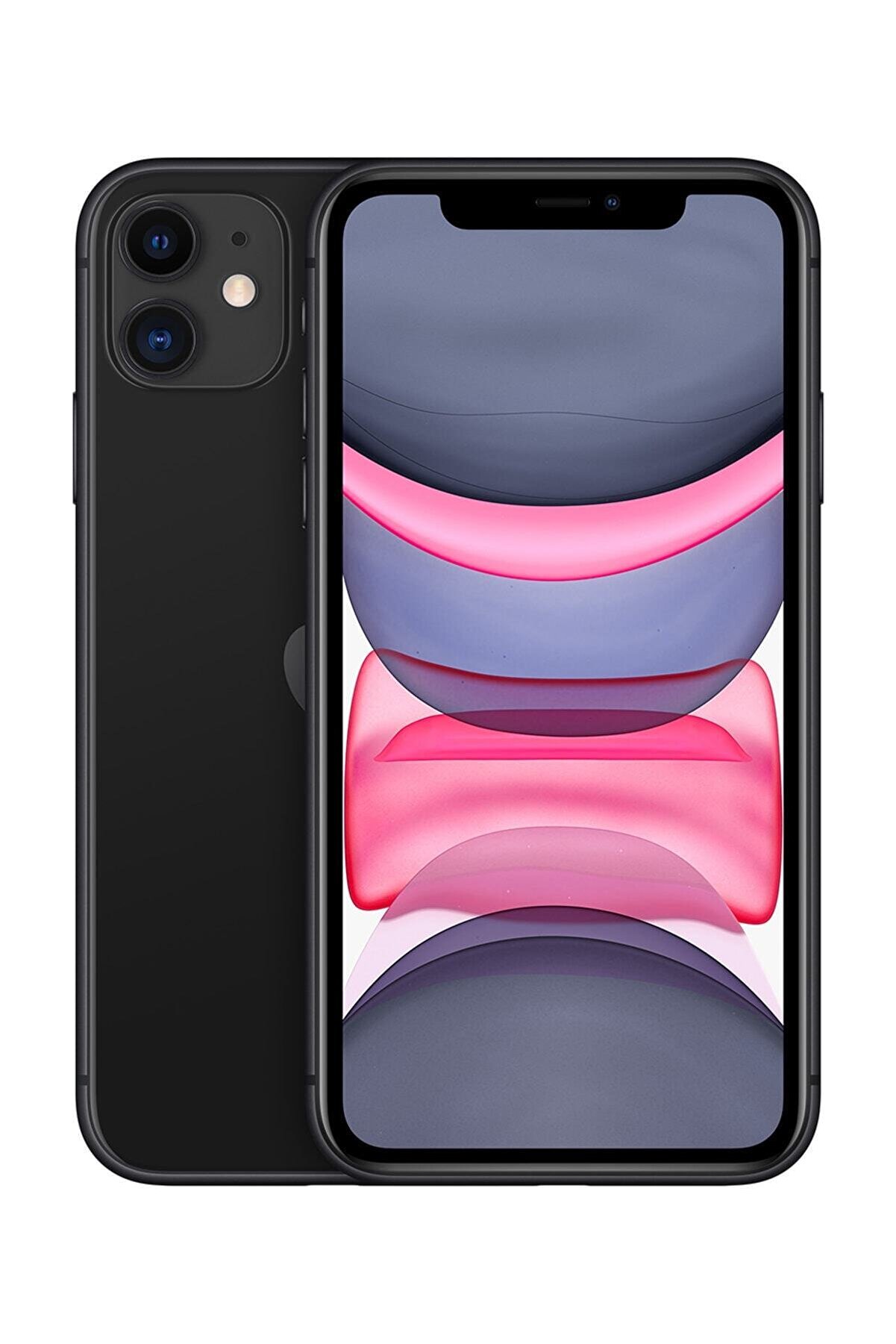 Apple iPhone 11 128 gb Siyah Cep Telefonu Aksesuarlı Kutu