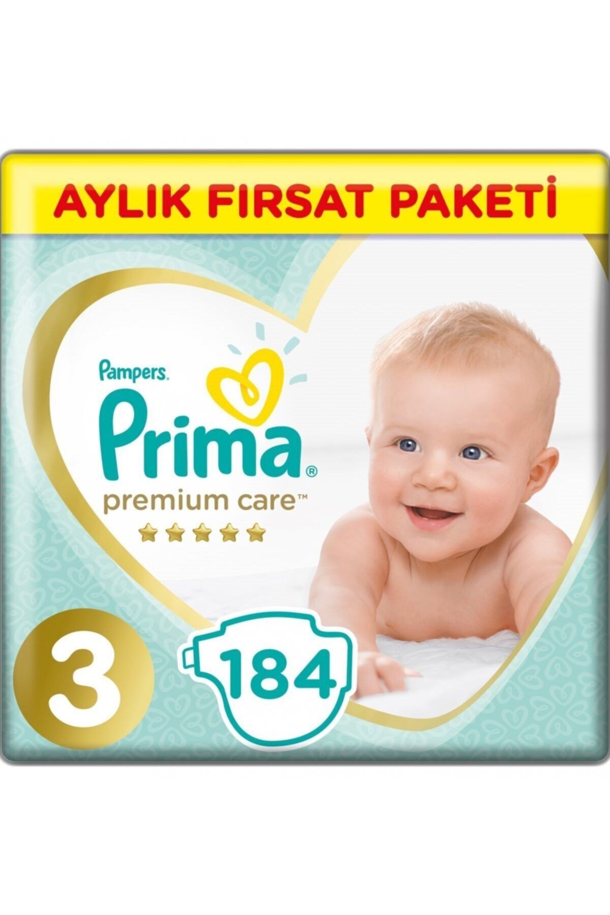Prima Premium Care Bebek Bezi 3 Beden Midi 184 Adet