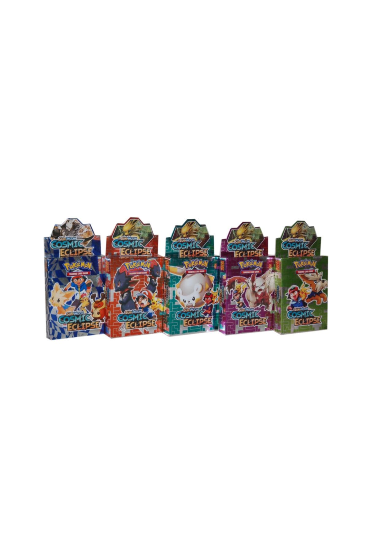Genel Markalar ESPK30 Pokemon GO Oyun Kartları 5 Paket 1 Arada (125 Adet)