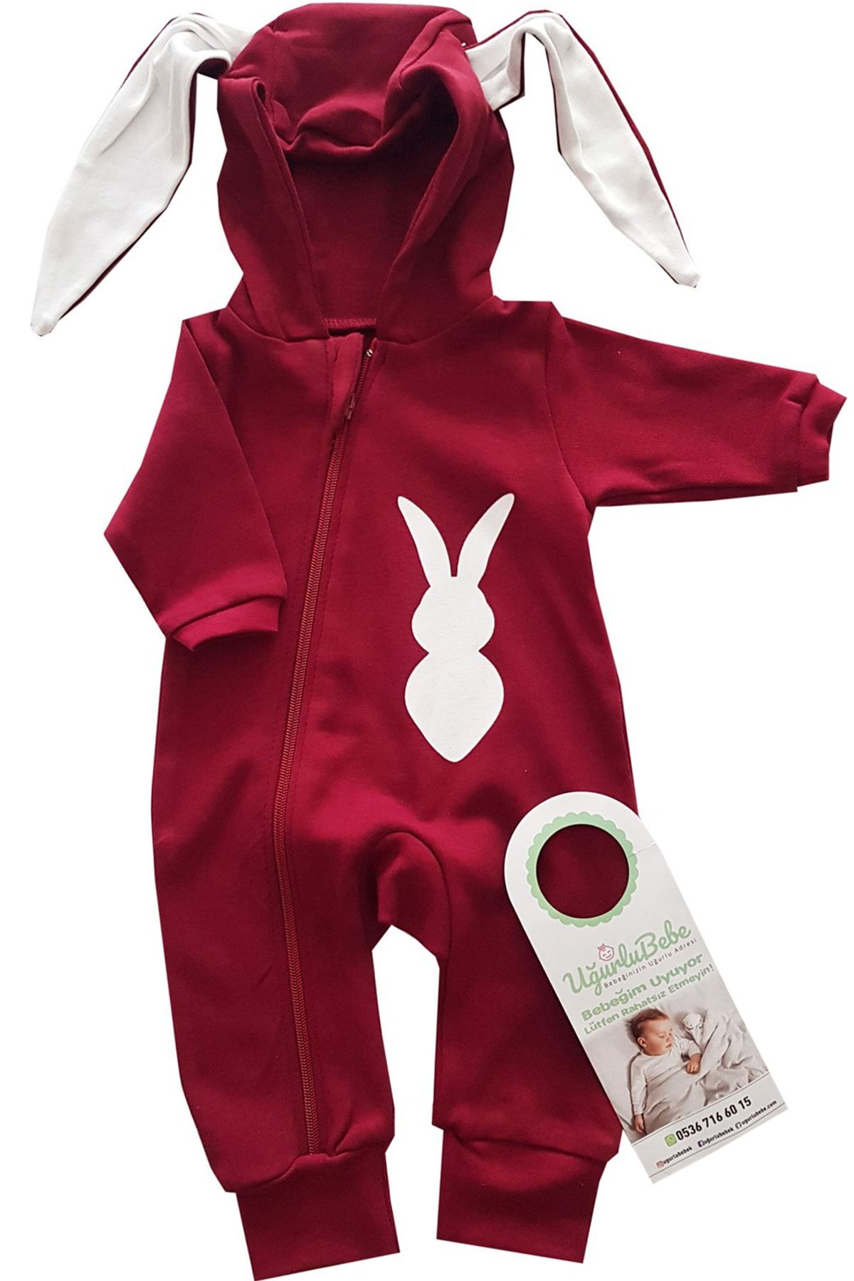 Uğurlu Bebe Tavşan Tulum Kostüm