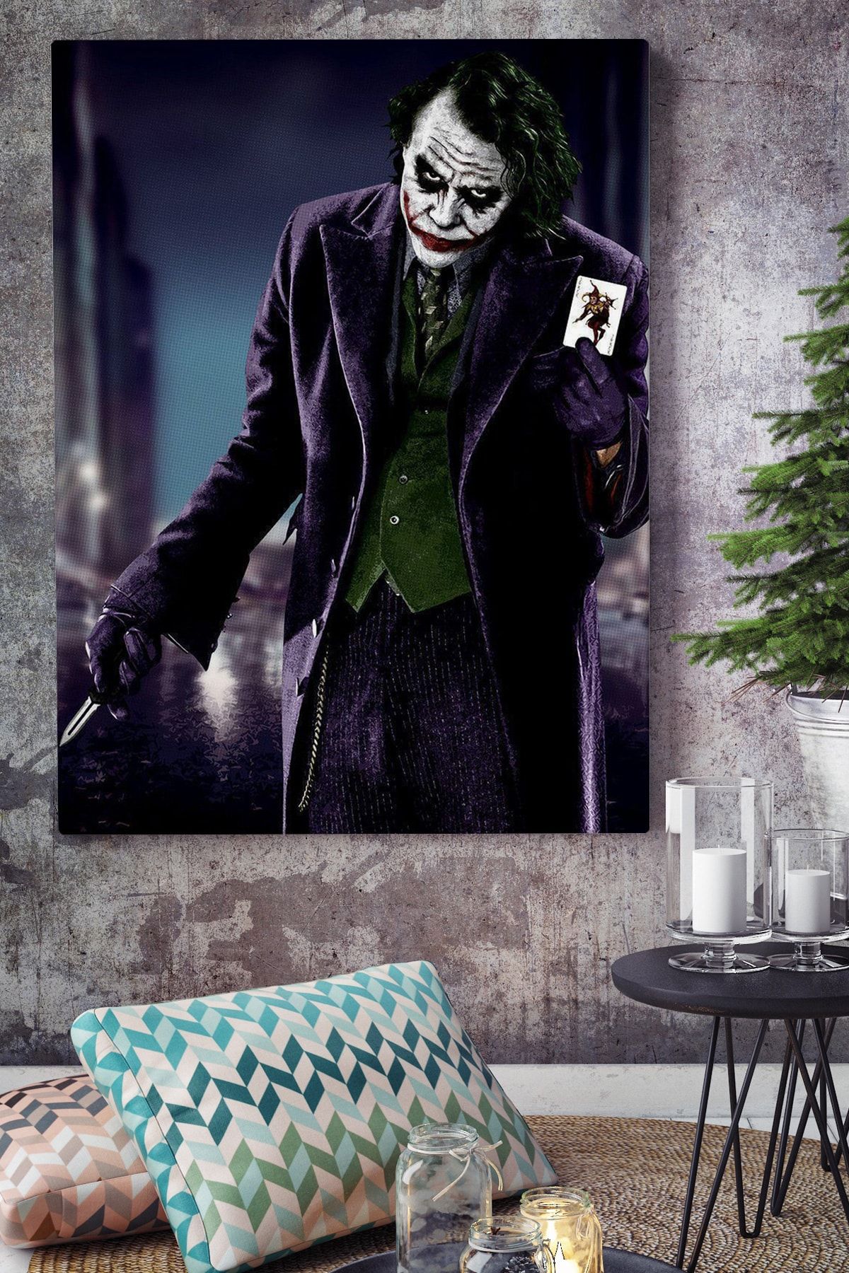 KanvasSepeti Joker Soyut Kanvas Canvas Tablo Dekoratif Tablolar