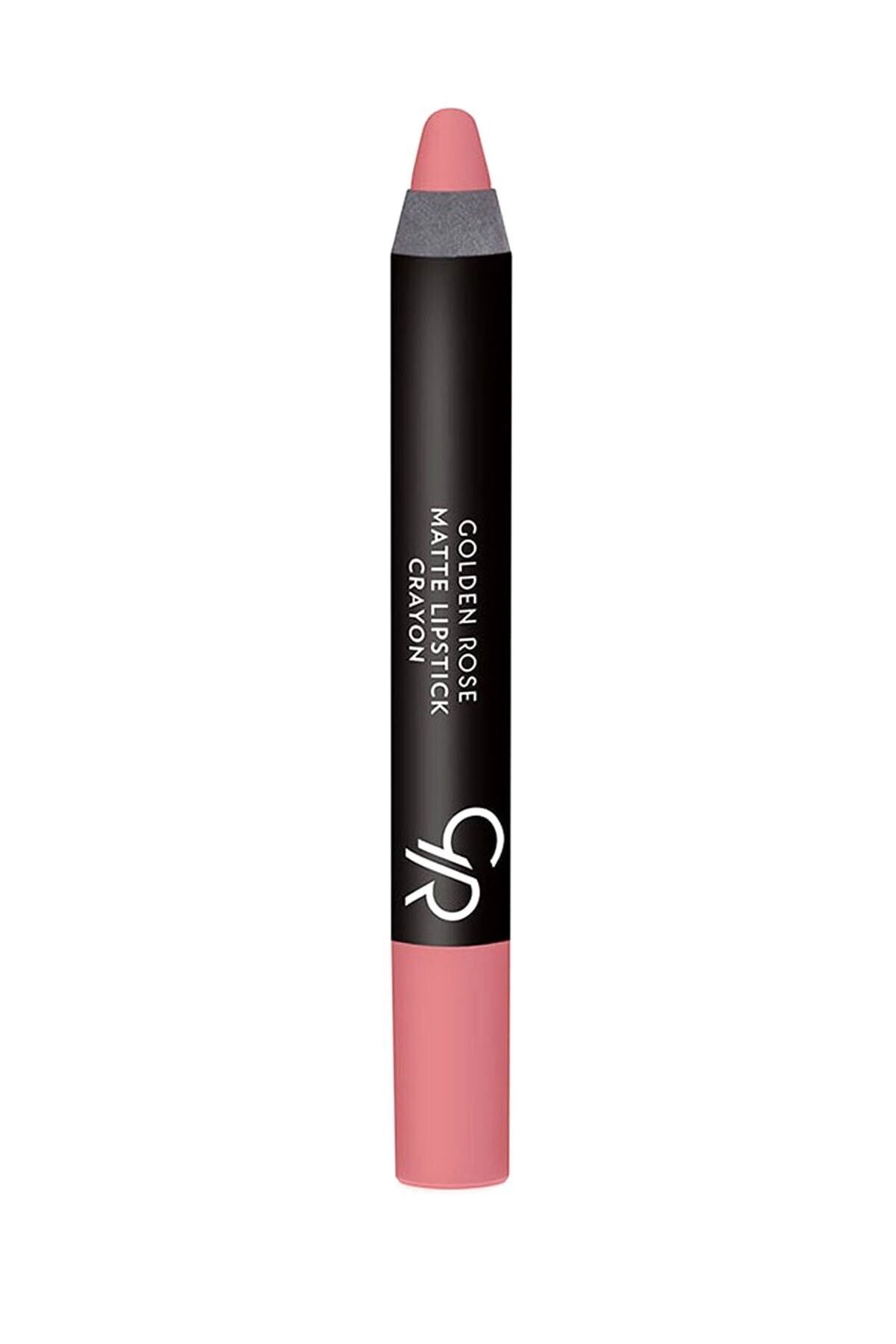 Golden Rose Matte Lipstick Crayon No:22 Cotton Pink - Mat Kalem Ruj