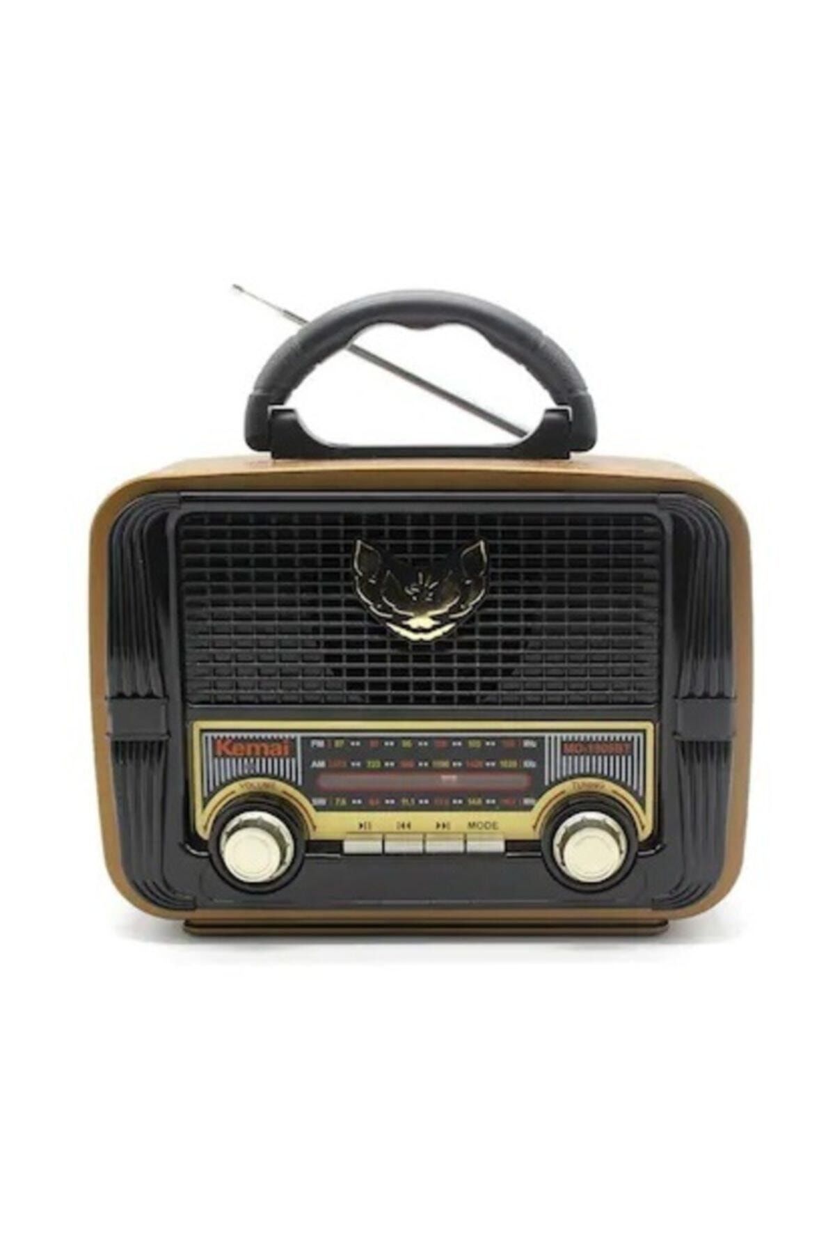 Tastech Kemai Md-1905bt Siyah Renk Nostaljik Radyo