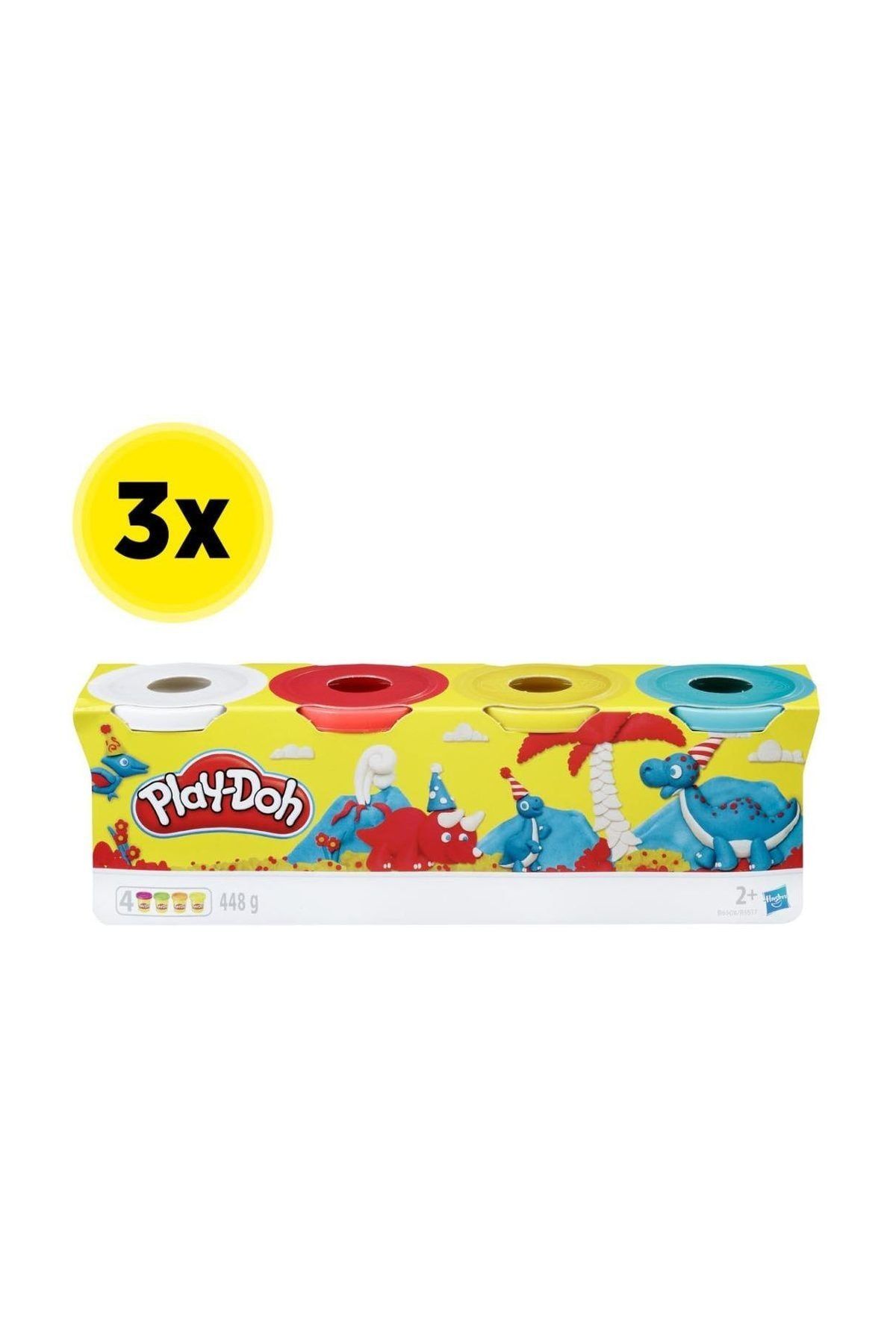 Play Doh Play-Doh 4'lü Hamur x 3 Adet