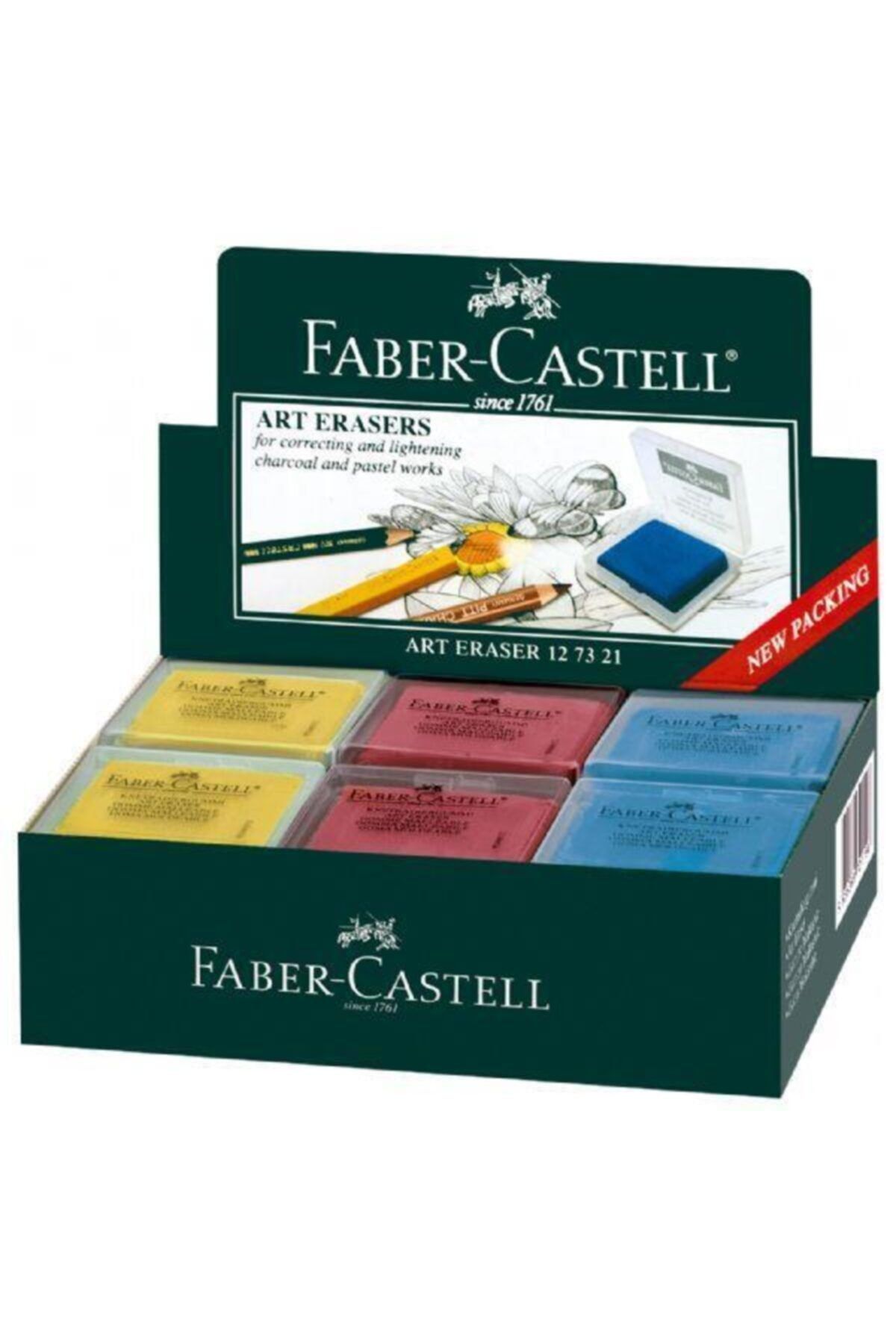 Genel Markalar Faber Castell Plastik Kutulu Hamur Silgi 18'li Kutu 18 Adet