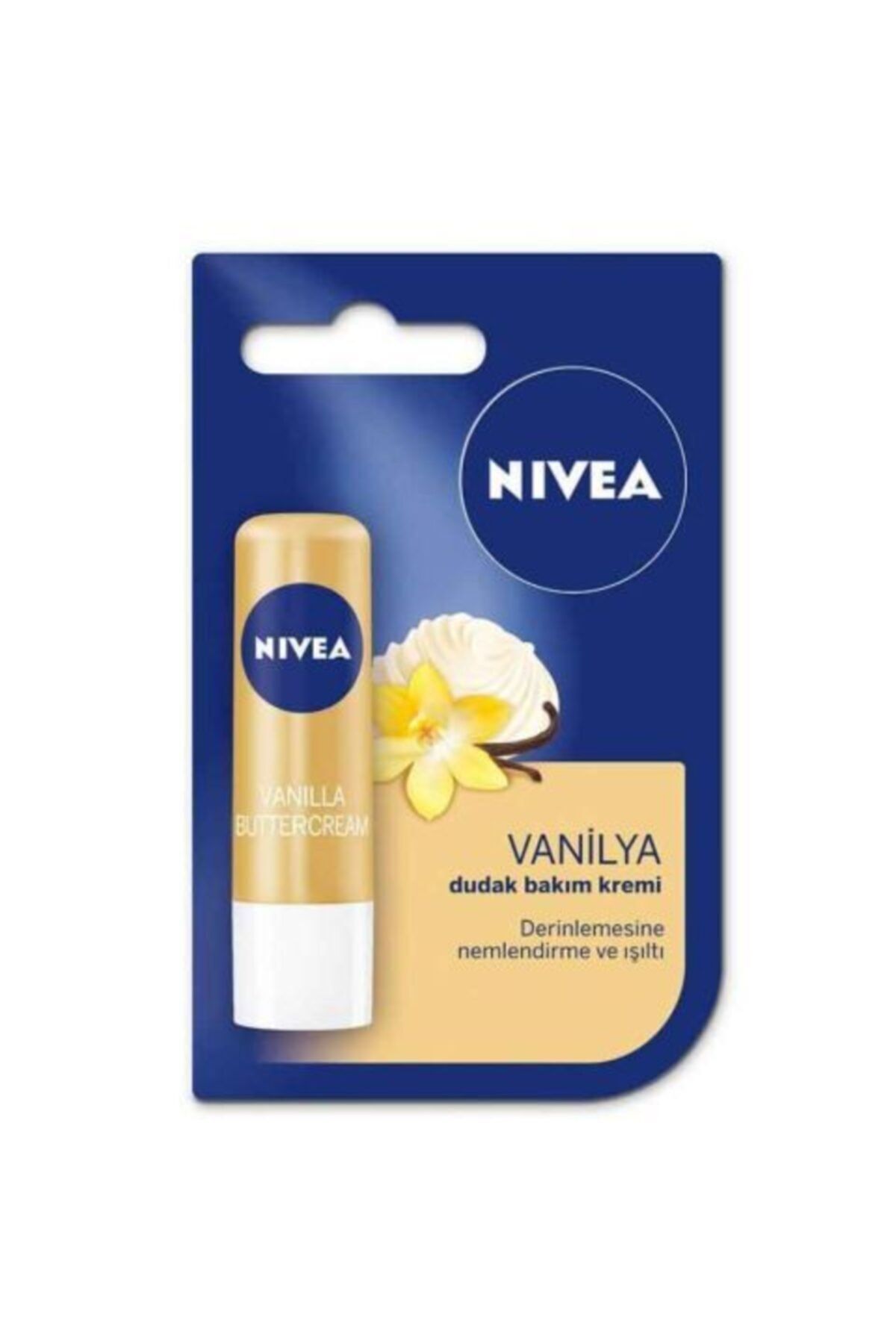 NIVEA Vanilla Lip Balm - Vanilya Özlü Dudak Kremi 4,8gr