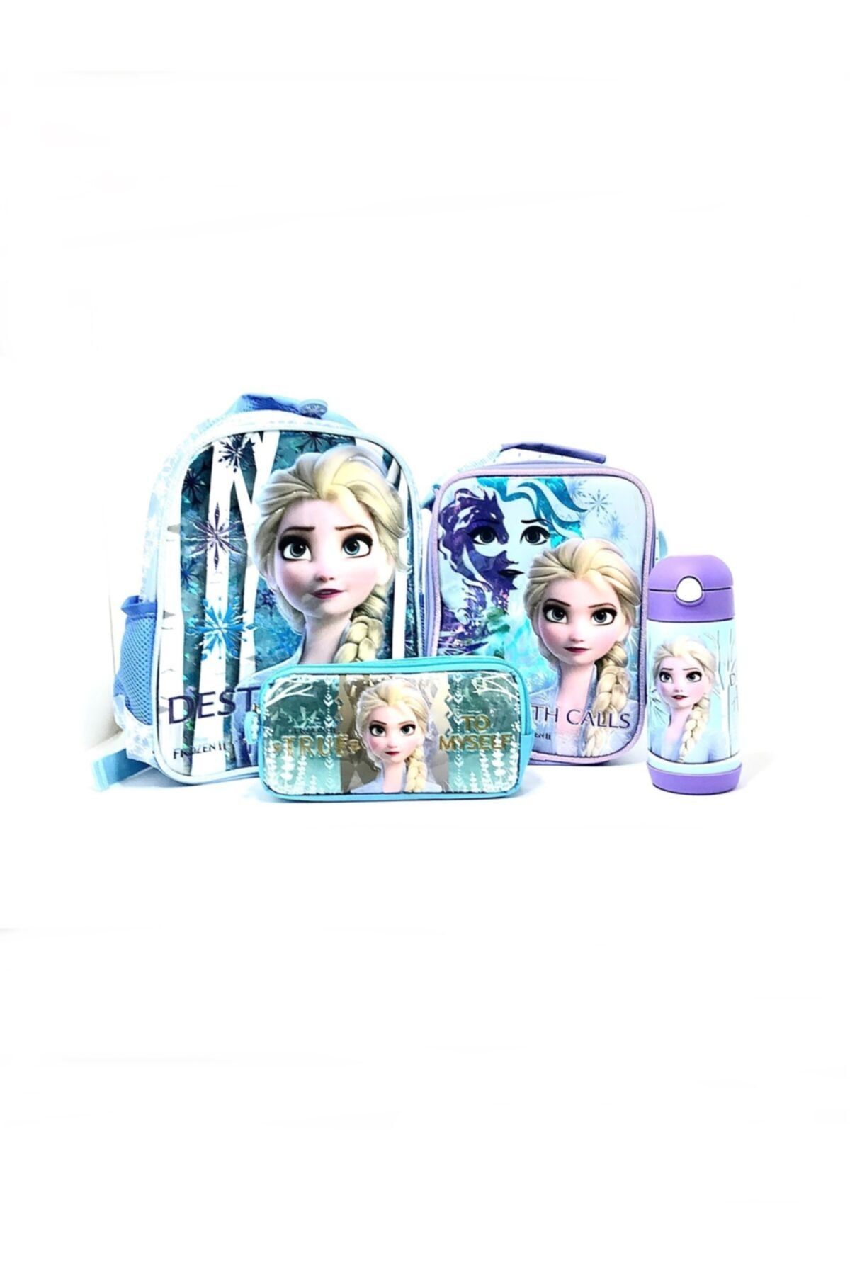 Mikro Frozen Anaokulu Çanta Seti- Kalem Kutusu Hediyeli