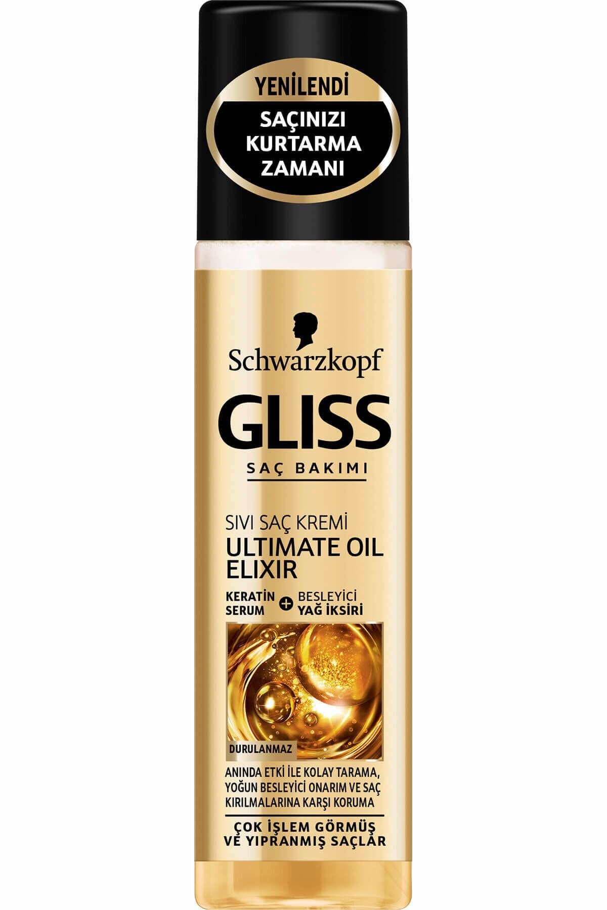 Gliss Ultimate Oil Elixir Sıvı Saç Kremi 200 ml