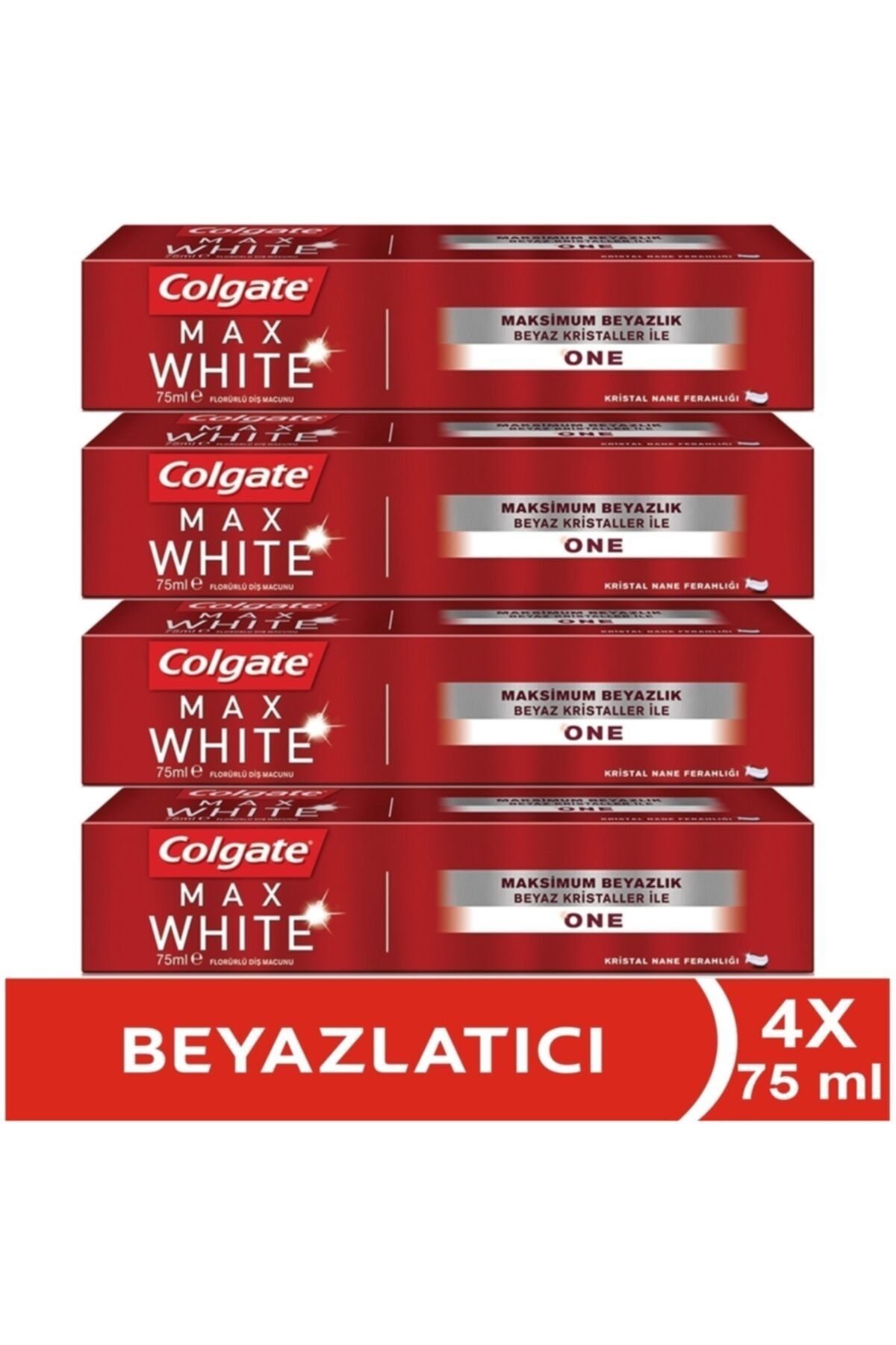 Colgate Max White One Beyazlatıcı Diş Macunu 4 X 75 Ml