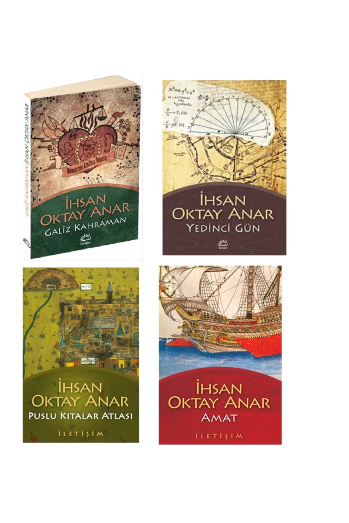 İletişim Yayınları Galiz Kahraman, Puslu Kıtalar Atlası,yedinci Gün, Amat-ihsan Oktay Anar