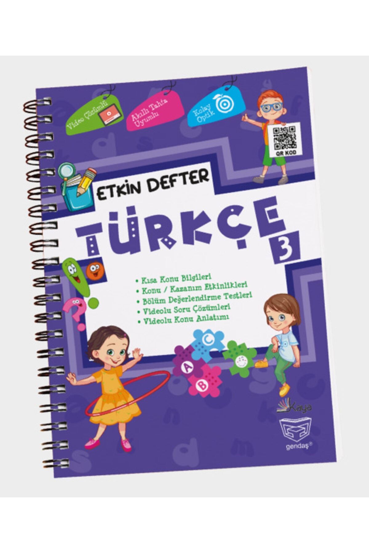 DIGERUI Etkin Defter Türkçe 3.sınıf Gendaş Yayınları