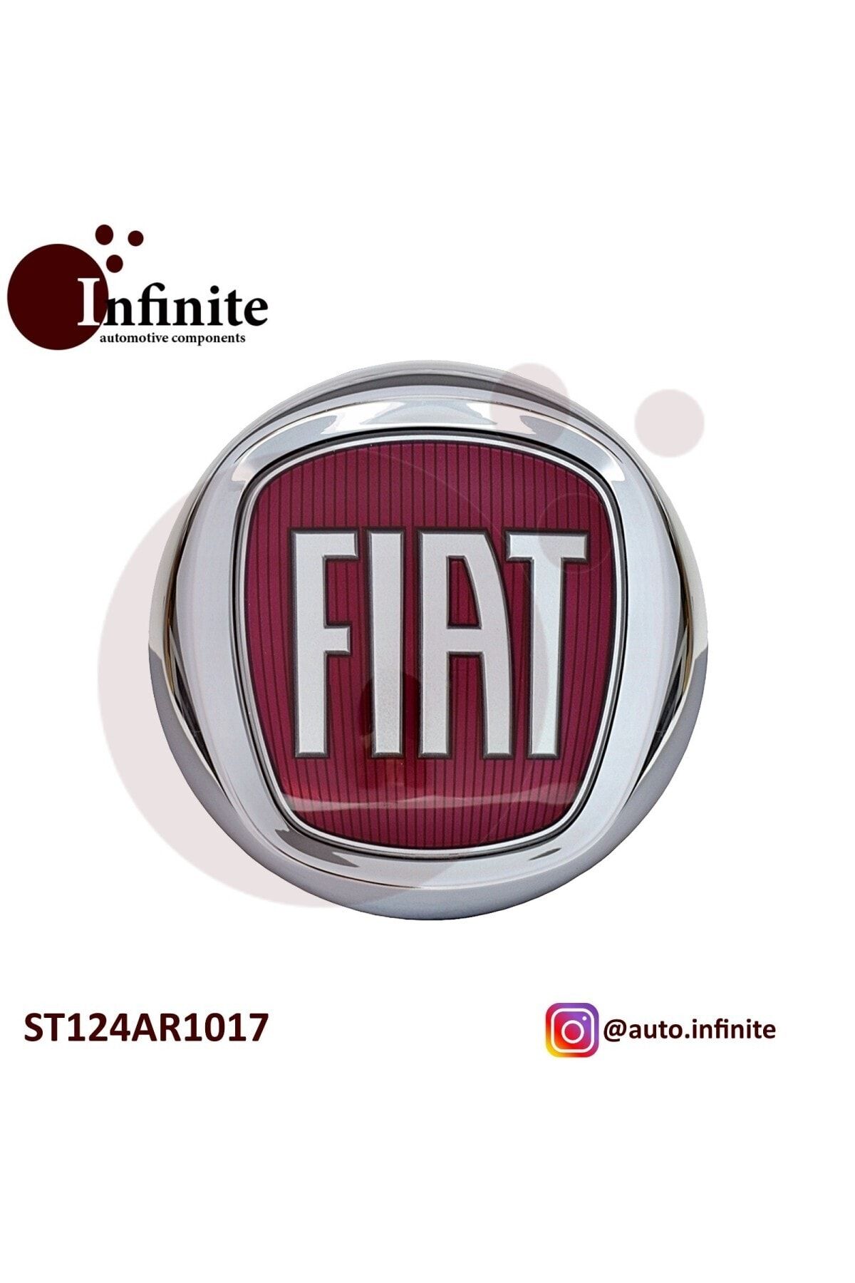 Fiat Fıat Bagaj Arması Bordo Yapışma 85mm Punto Albea 51944206