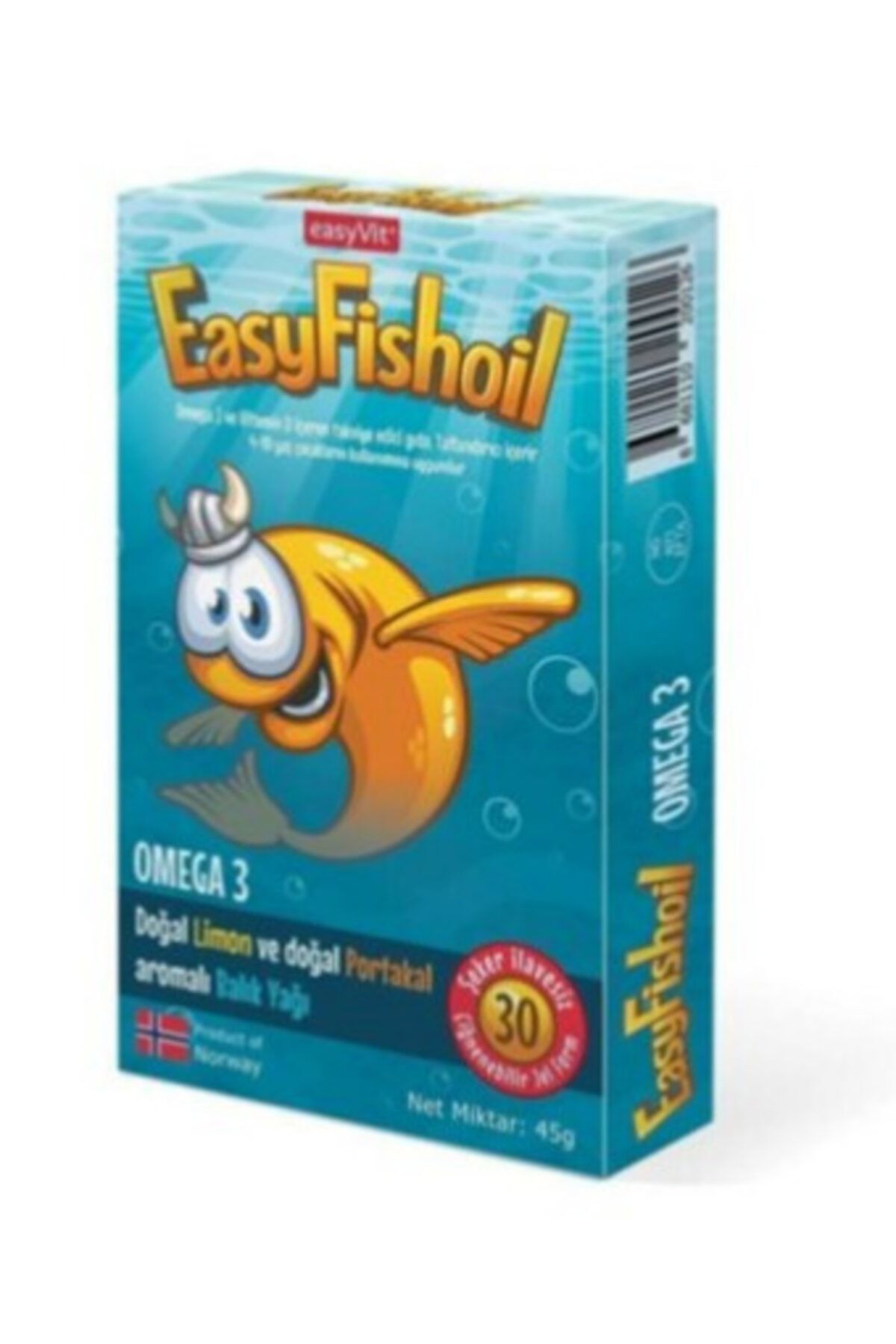 Easy Fishoil Çocuklar Özel Balık Yağı 30 Tablet
