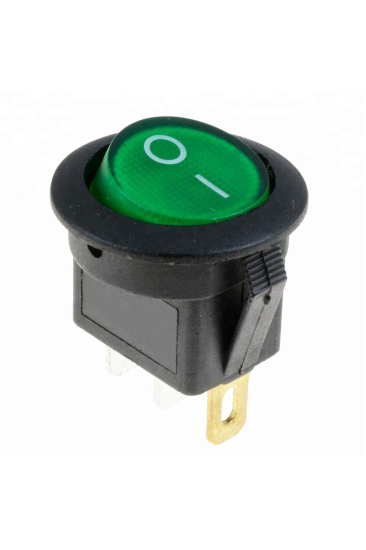 Site Hırdavat Ic-131 Yeşil Yuvarlak Işıklı Anahtar On/off Switch 3p