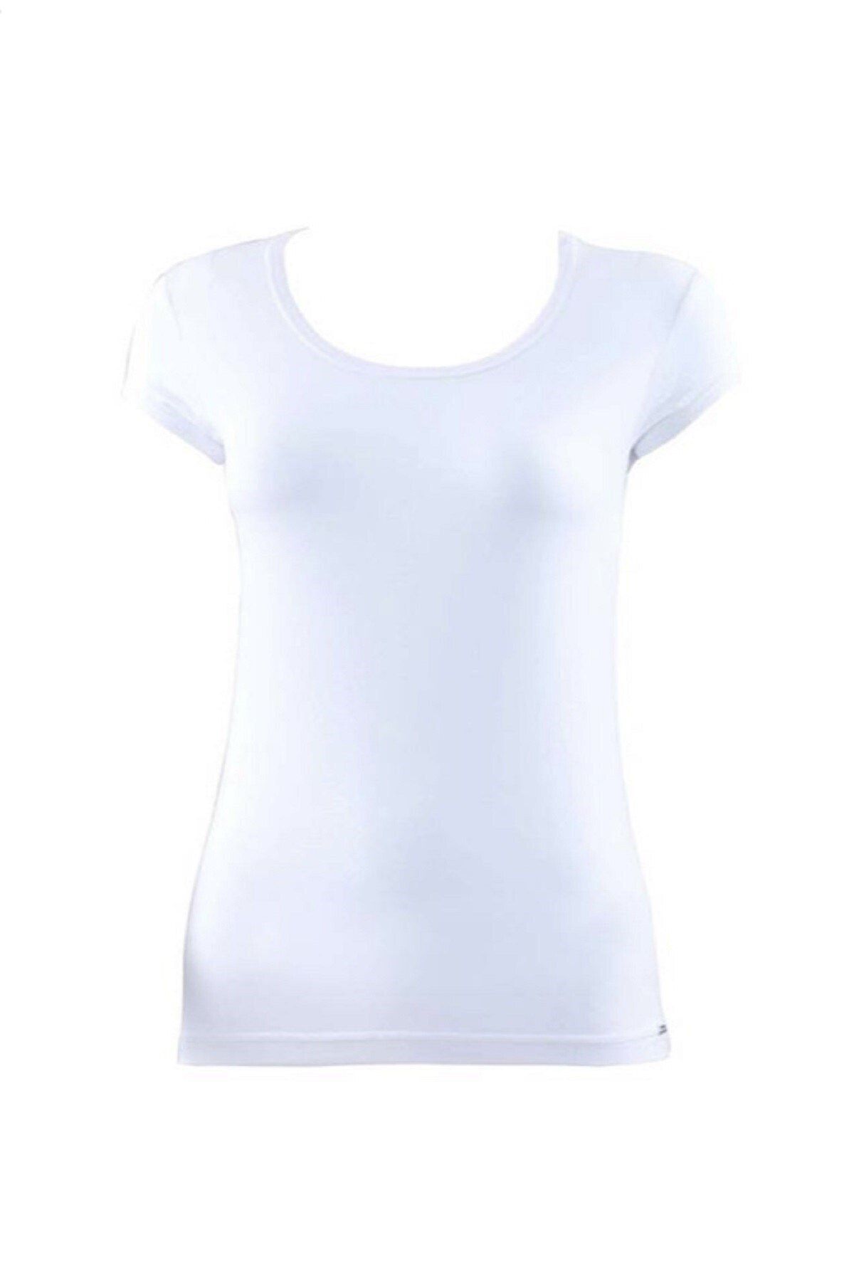 Blackspade Kadın Beyaz %94 Modal Nefes Alan Tshirt