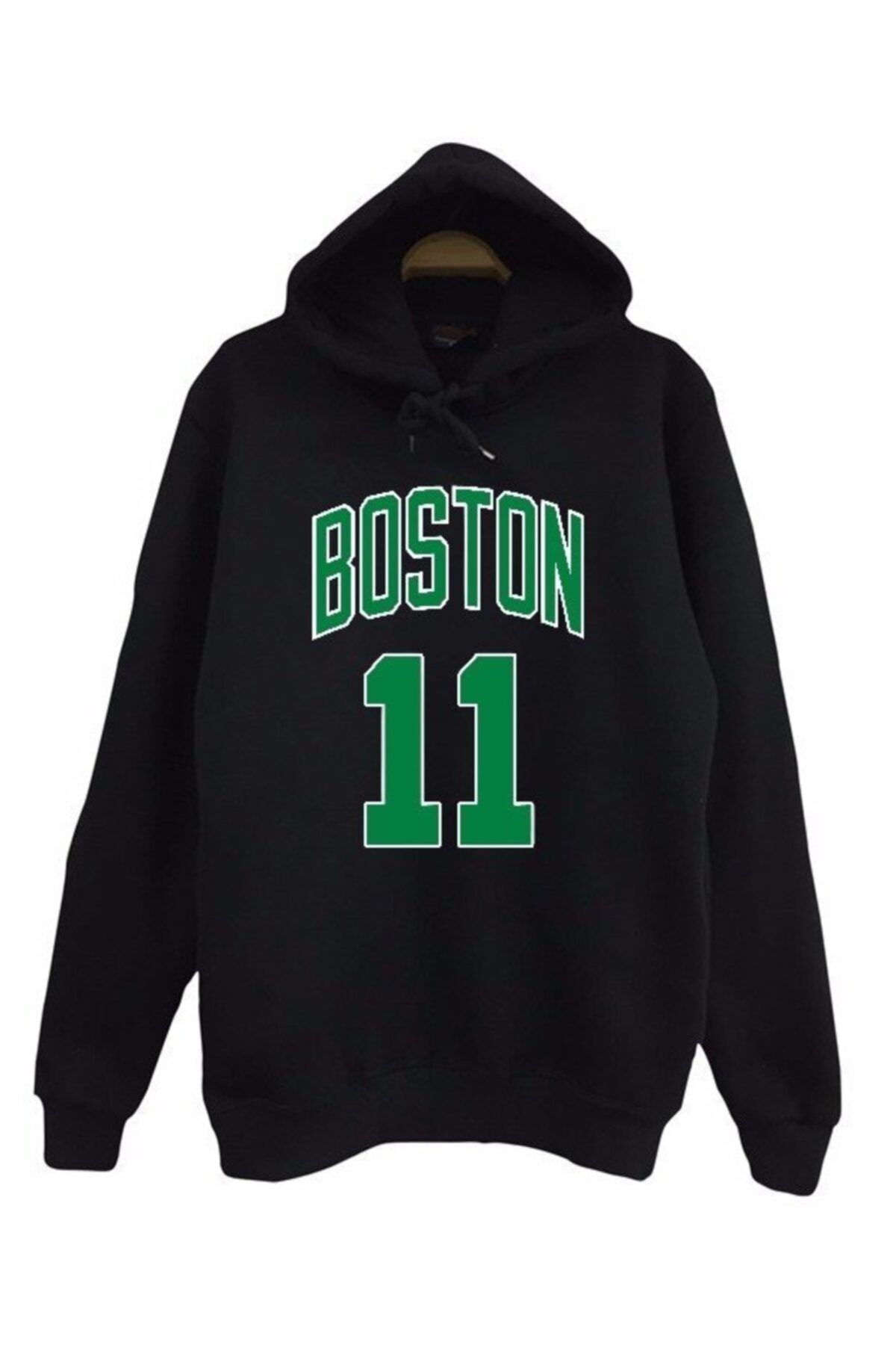 fame-stoned Unisex Siyah Boston Celtics Baskılı Sweatshirt
