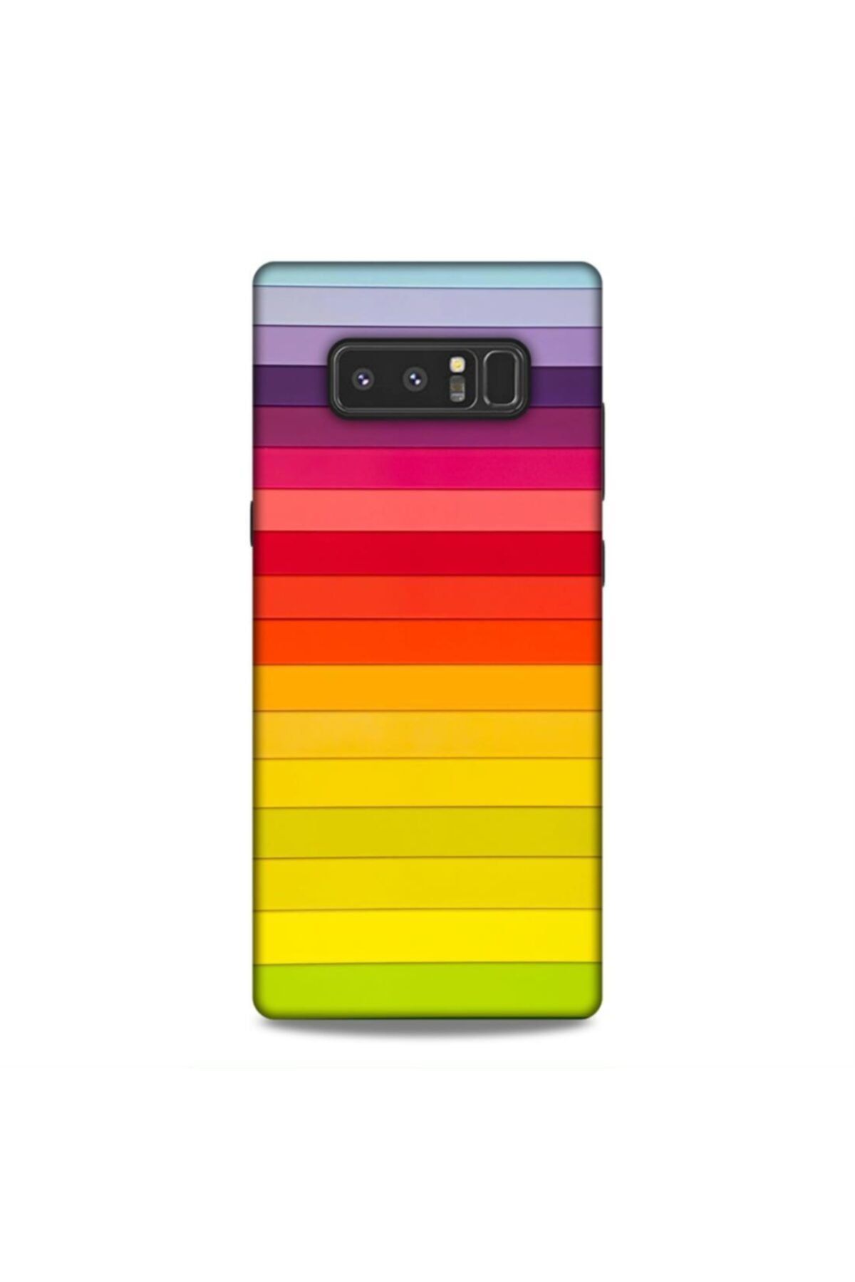 Pickcase Samsung Galaxy Note 8 Desenli Arka Kapak Renk Tonları Kılıf