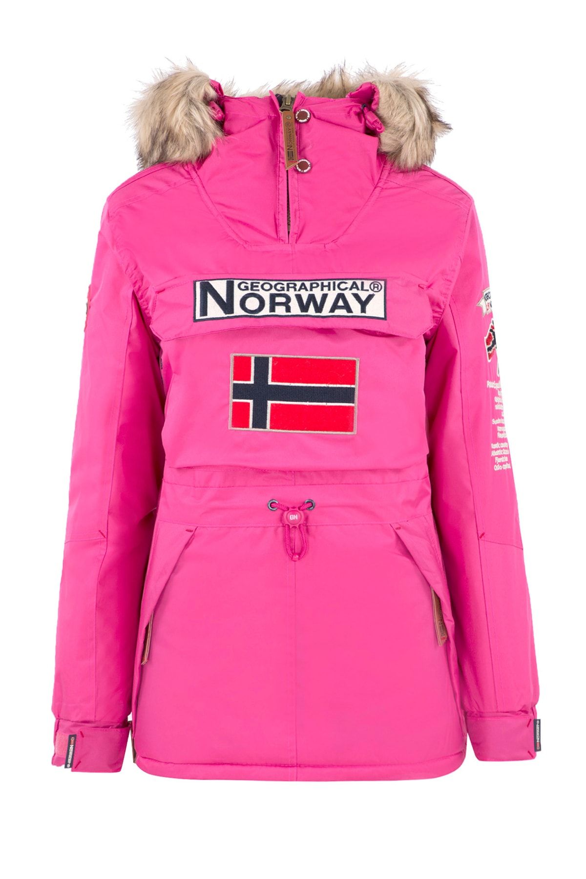 Norway Geographical Kadın Fuşya Uzun Kollu Mont