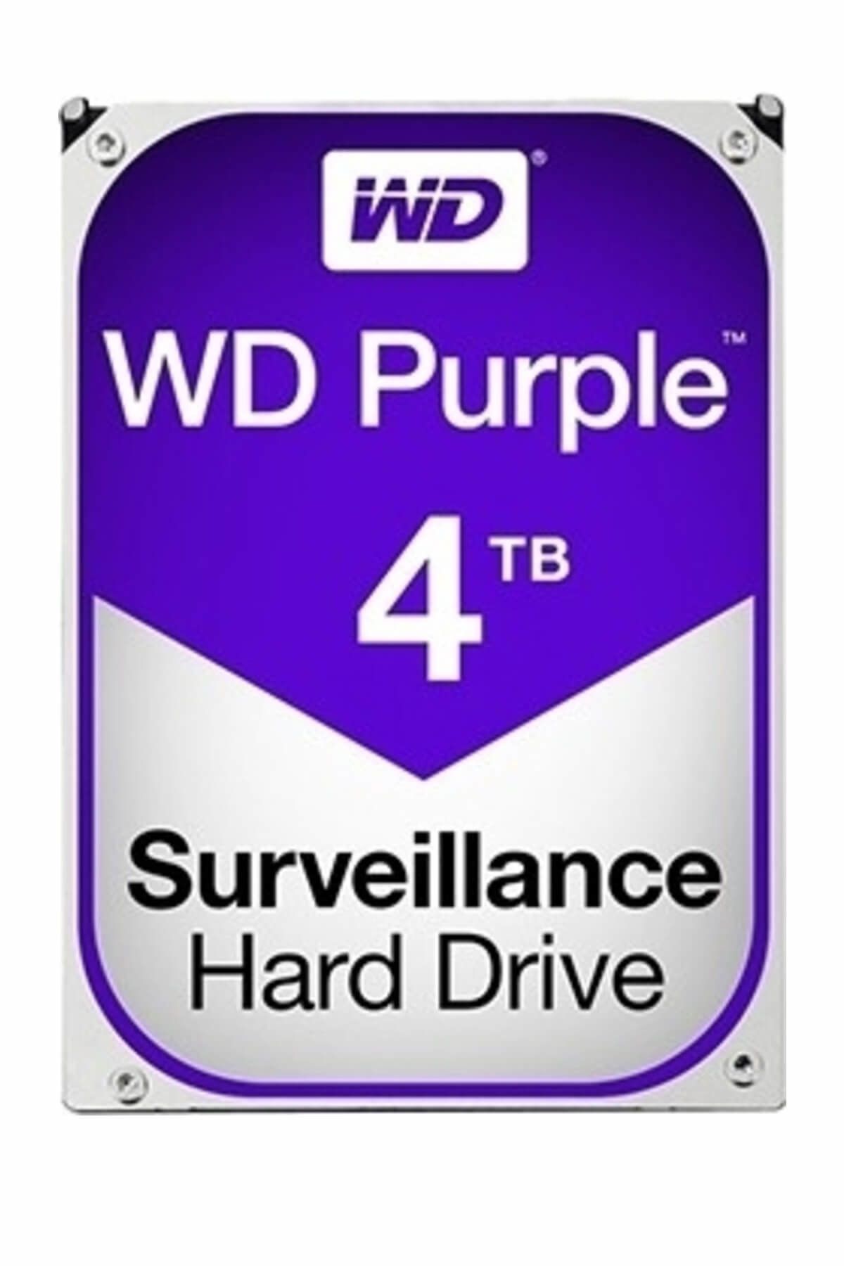 WD 4tb Purple 3.5" 64mb Sata3 7/24 Güvenlik Diski 40purz
