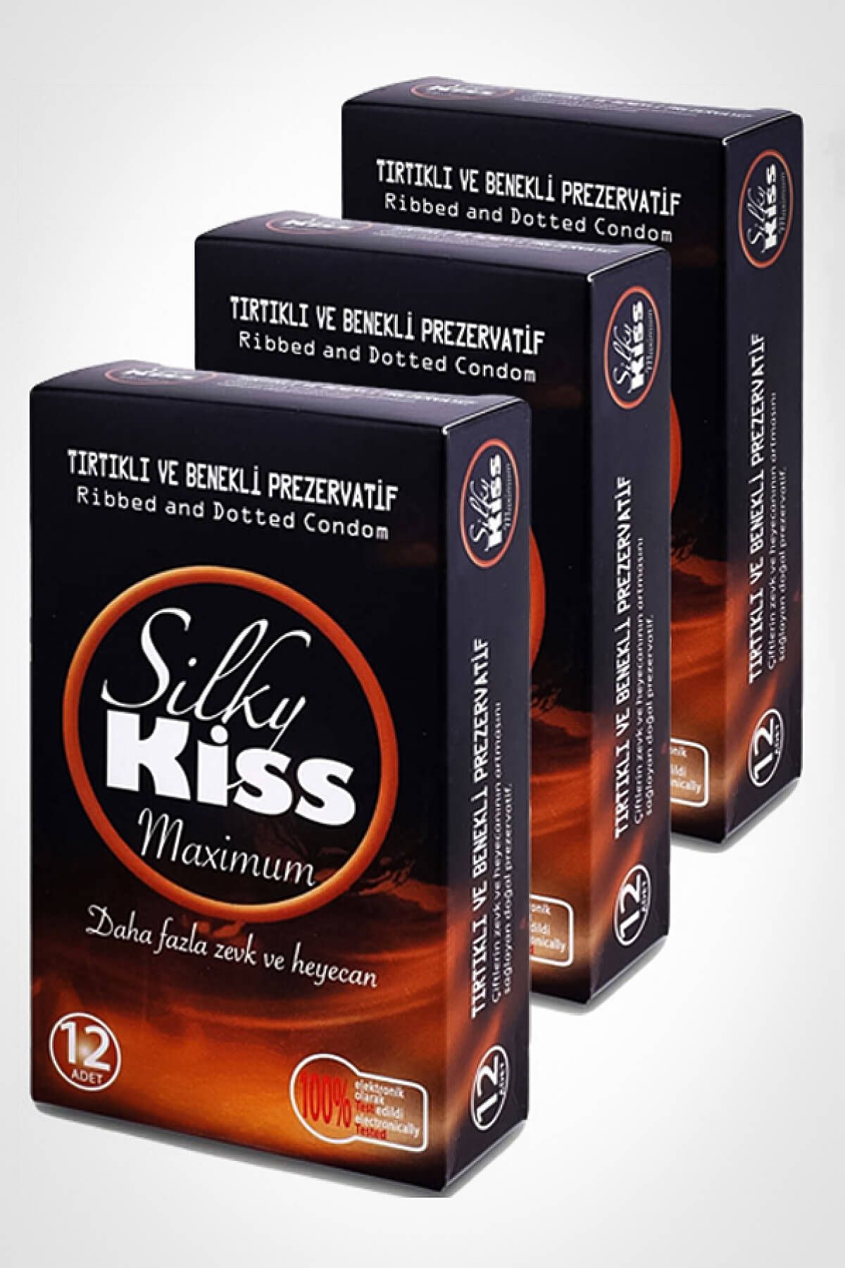 Silky Kiss Tırtıklı Ve Benekli Prezervatif 36 Adet Condom