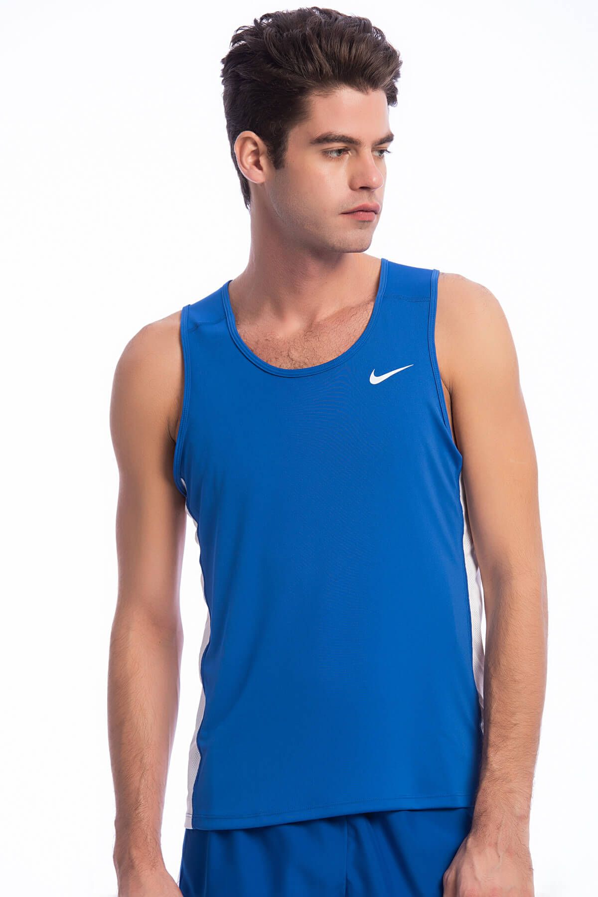 Nike Erkek Atlet - Miler Running Tank - 835873-494