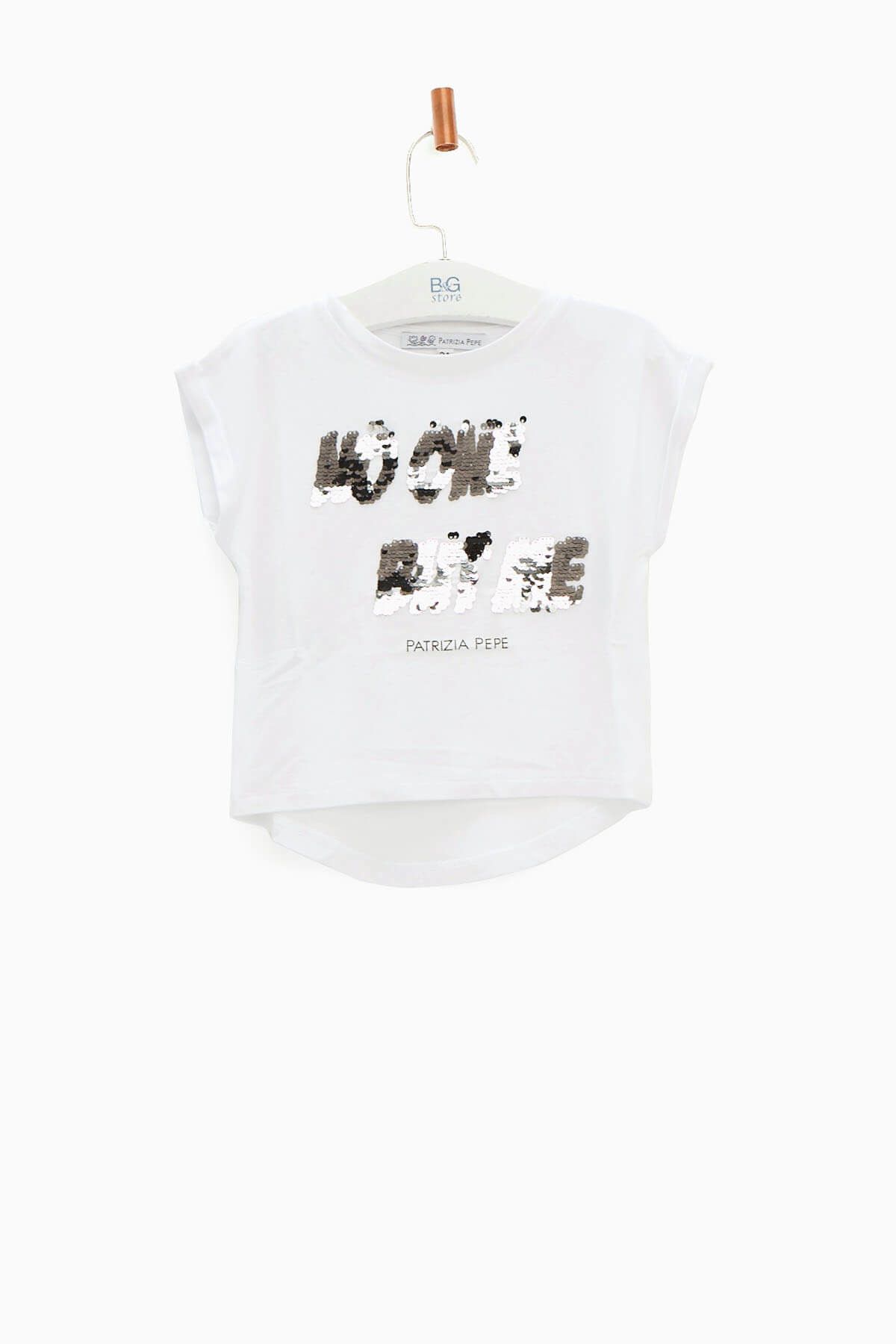 Patrizia Pepe Beyaz Kız Bebek T-Shirt 18SSPNFTE28
