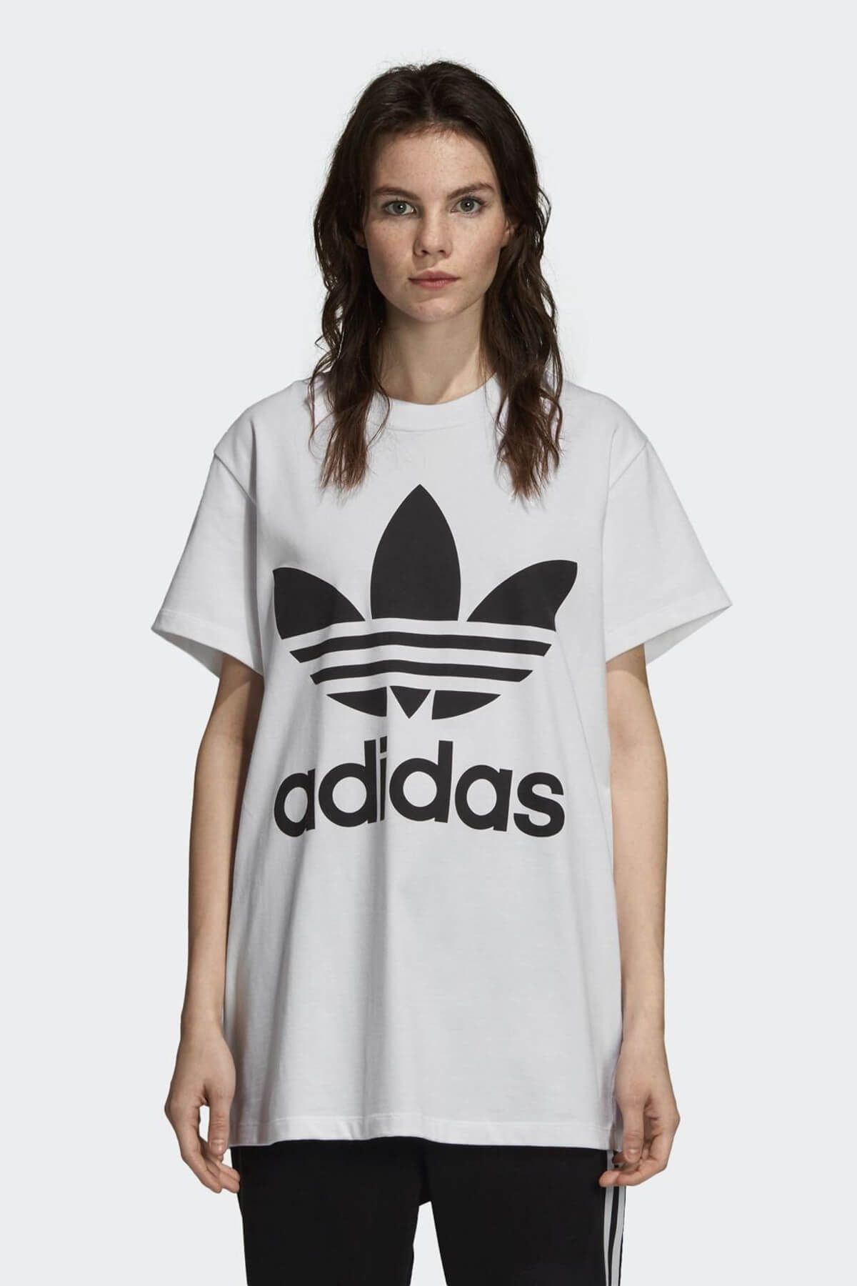 adidas Kadın Originals T-shirt - Big Trefoil Tee - DH3160