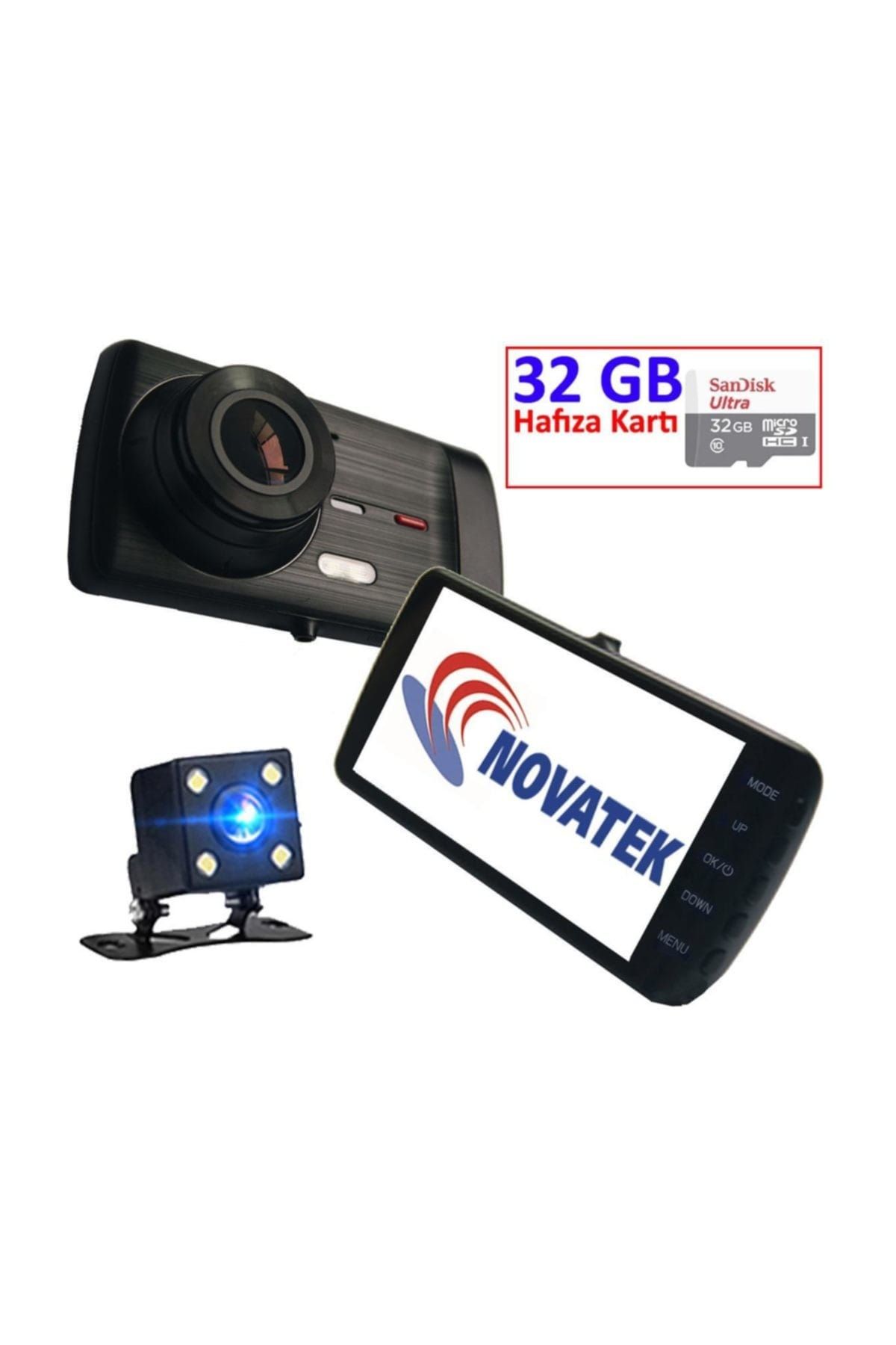 Novatek Nt92d+32gb Hafıza Kartlı Full Hd Gece Görüşlü Araç Kamera