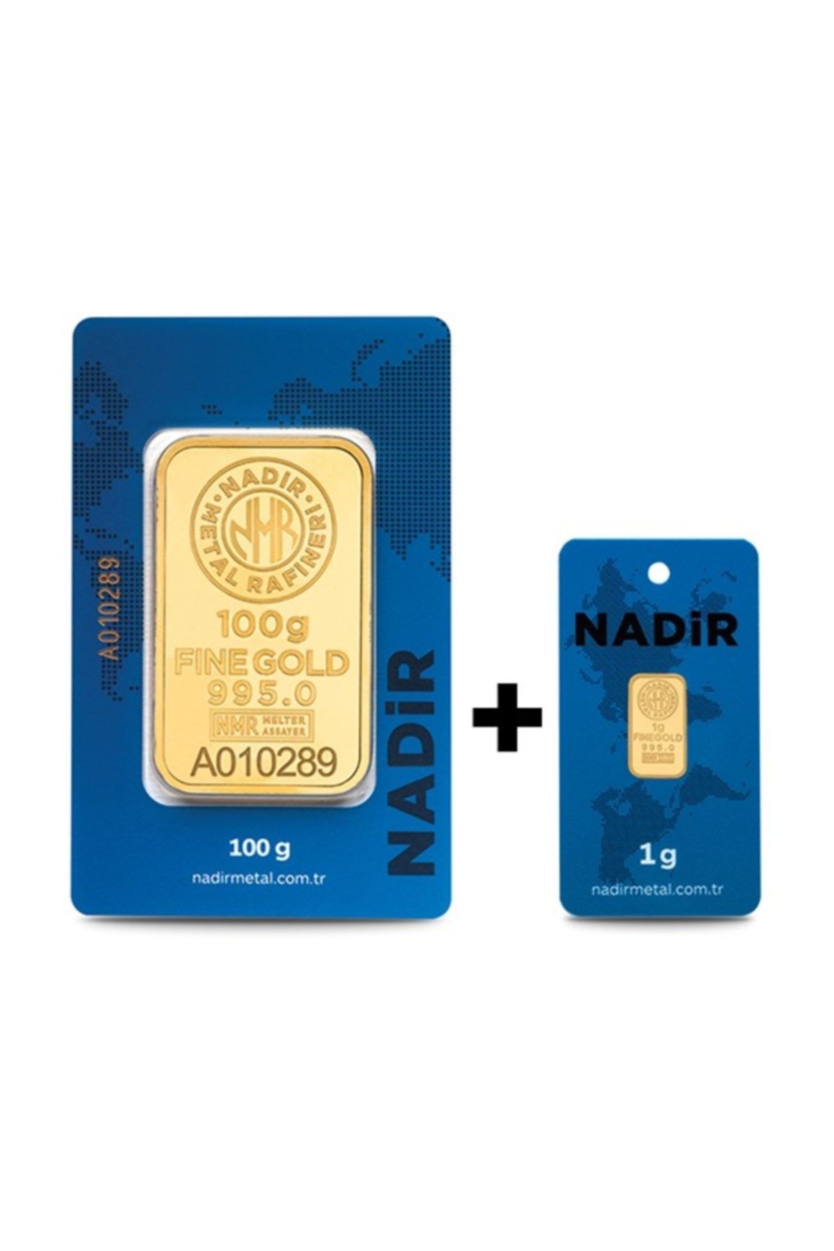 Nadir Gold 100 gr + 1 gr Külçe Gram Altın