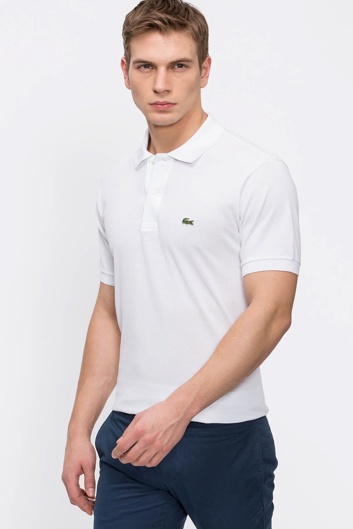 Lacoste Erkek Beyaz Polo Yaka T-Shirt L1212.001