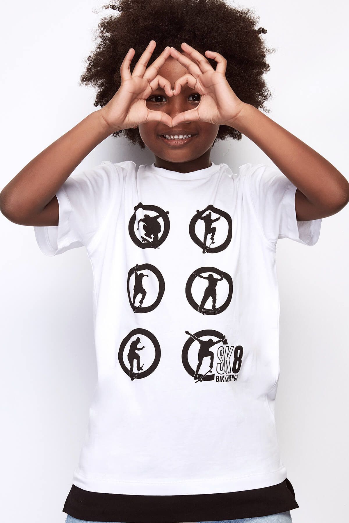 Bikkembergs Beyaz Erkek Çocuk T-Shirt 18SSDJMTE83