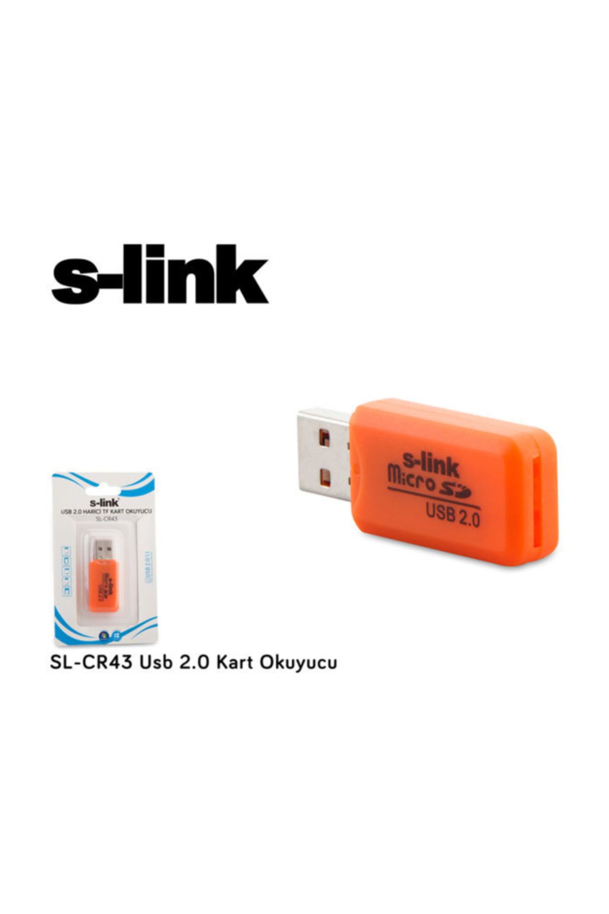 S-Link S-Lınk Sl-Cr43 Usb 2.0 Kart Okuyucu