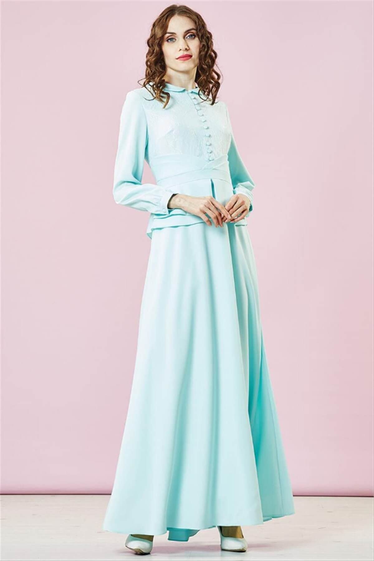 Doque Kadın Yeşil Abiye Elbise Doque-DO-A4-64017