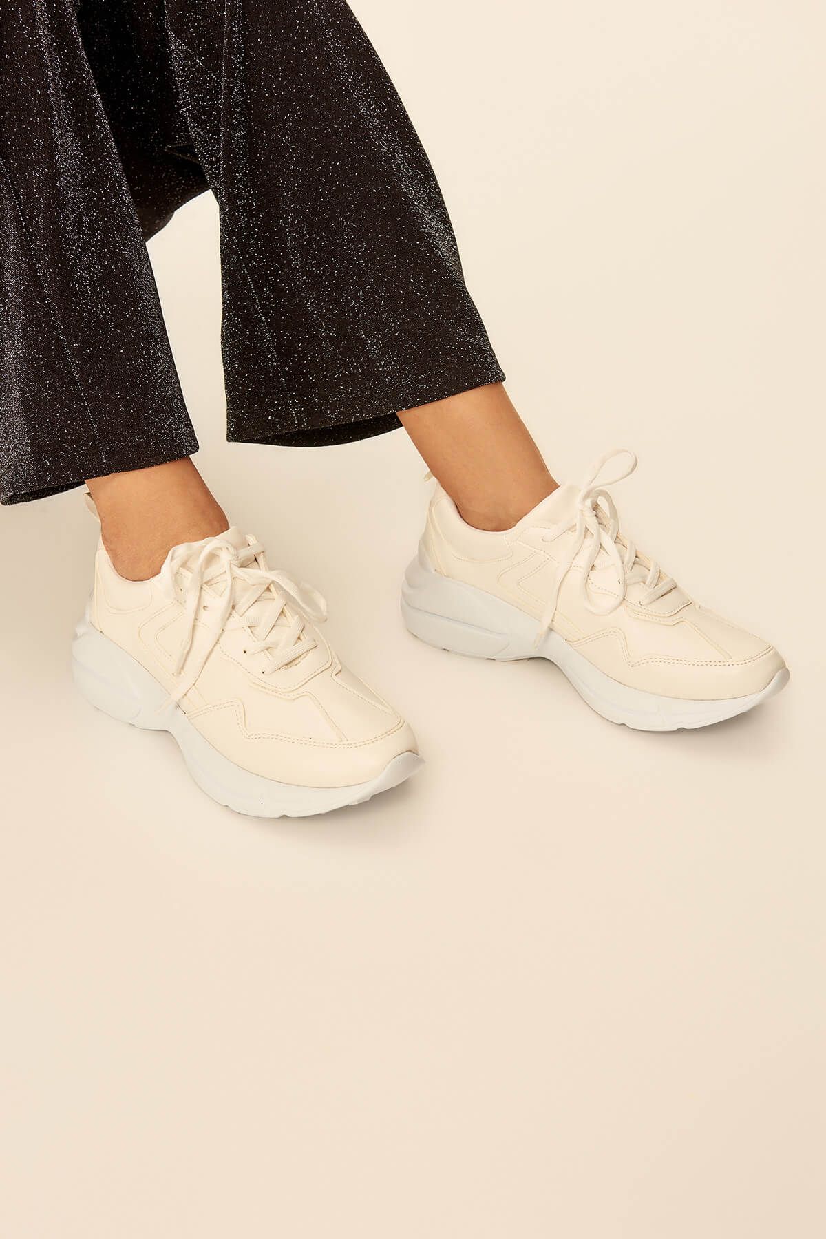 TRENDYOLMİLLA Beyaz Kadın Sneaker 9893