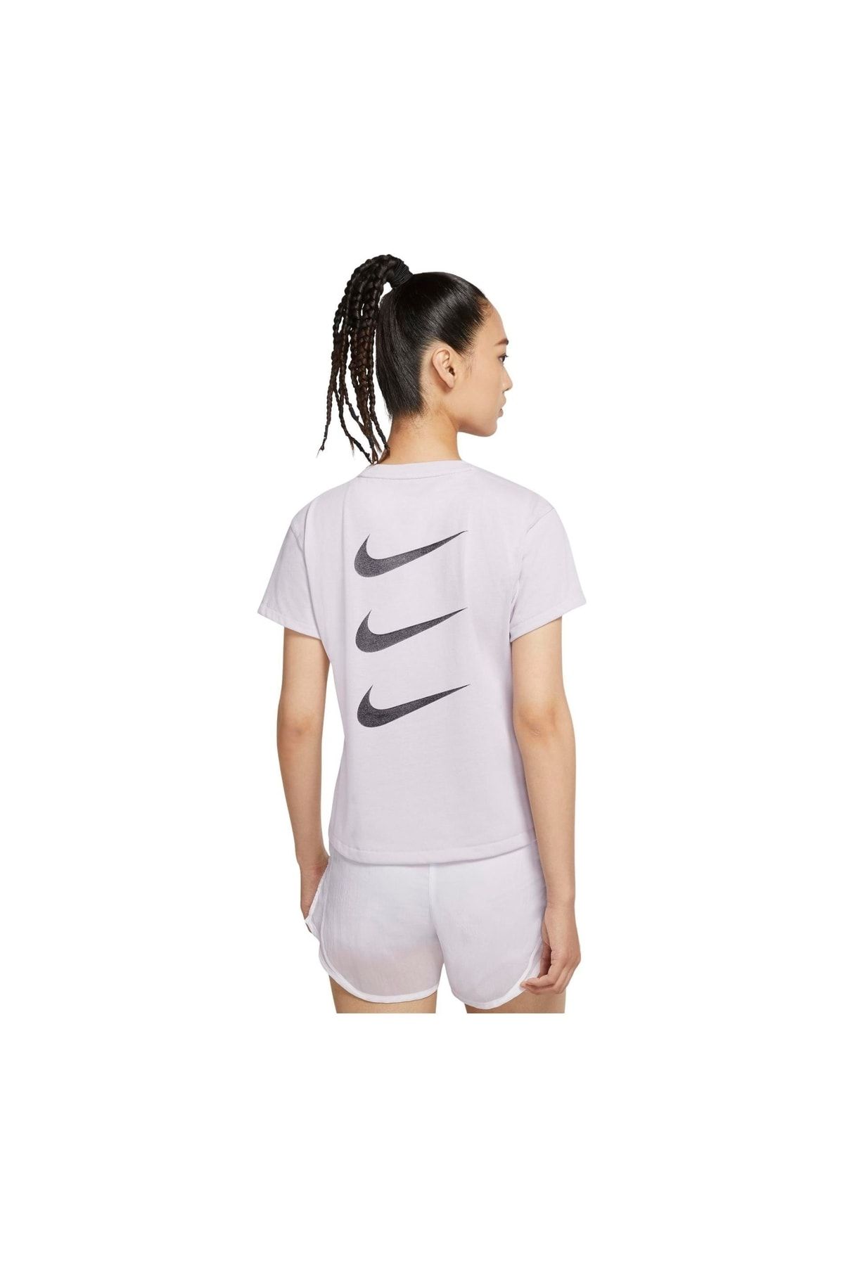 Nike Dri-fit Run Division Short-sleeve Ruched Short-sleeve Kadın Tişört Dd5315-511