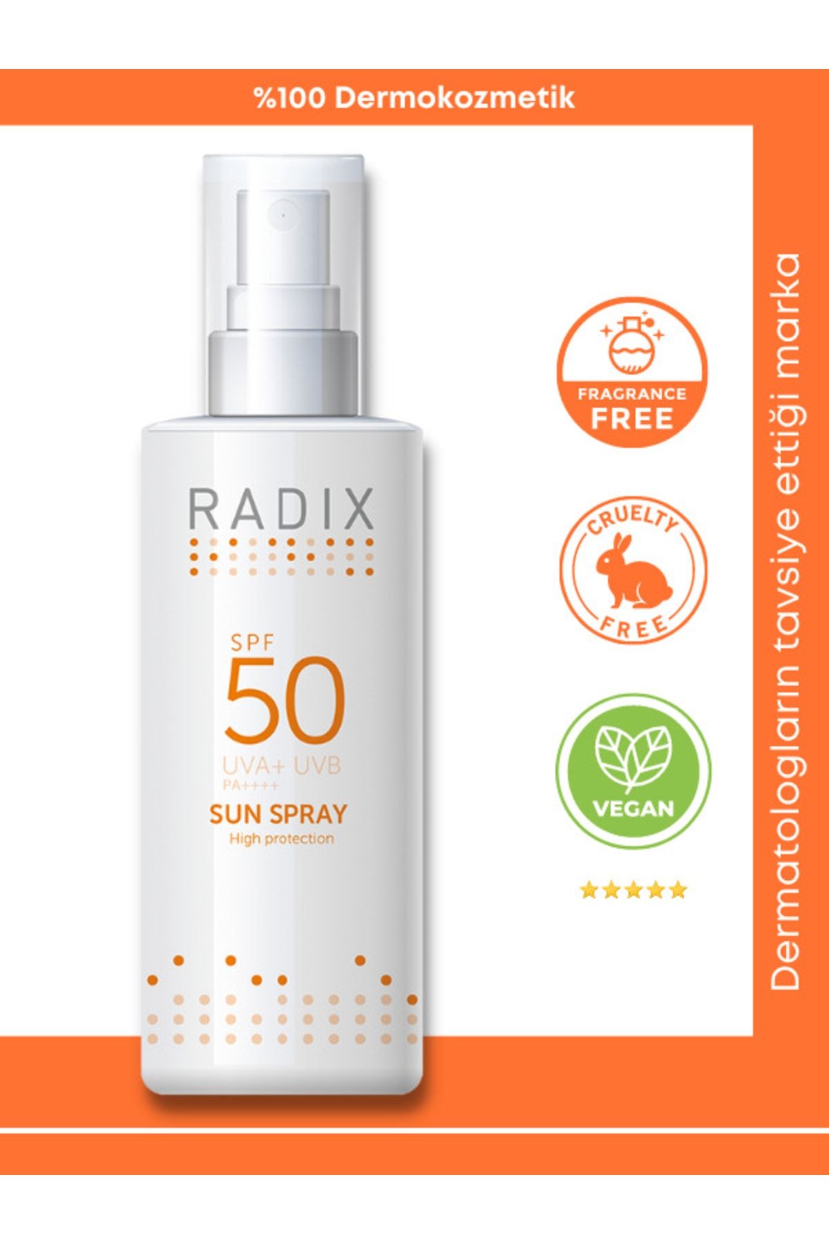 Radix Güneş Spreyi - SPF50 Sun Spray 150 ml
