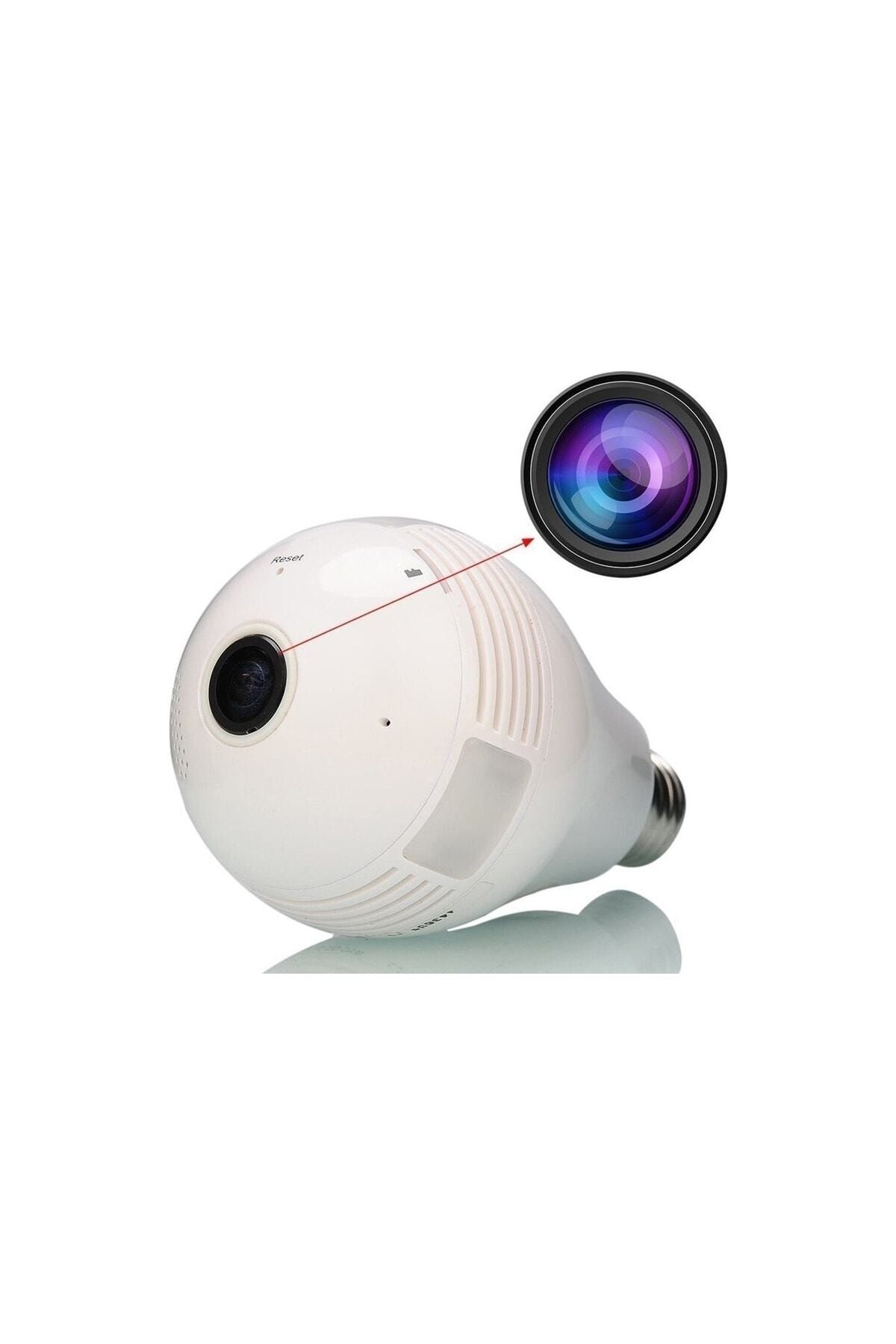 Weehome Smartfox Ip Kamera Balıkgözü Ampul Panoramik Bebek İzleme Güvenlik Kamerası