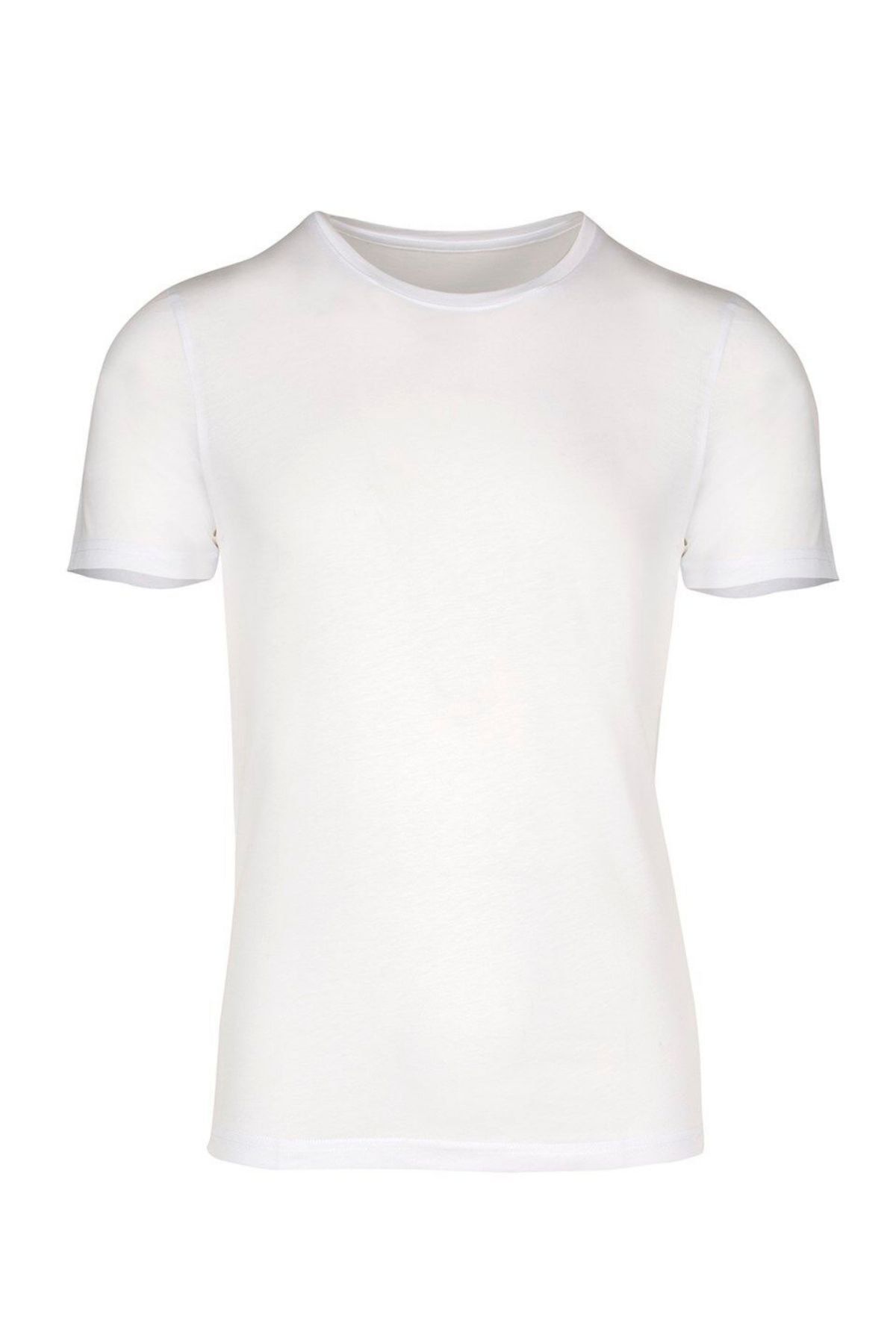 BSM Erkek %100 Süpima Pamuk Kısa Kol Sıfır Yaka T-shirt 41803